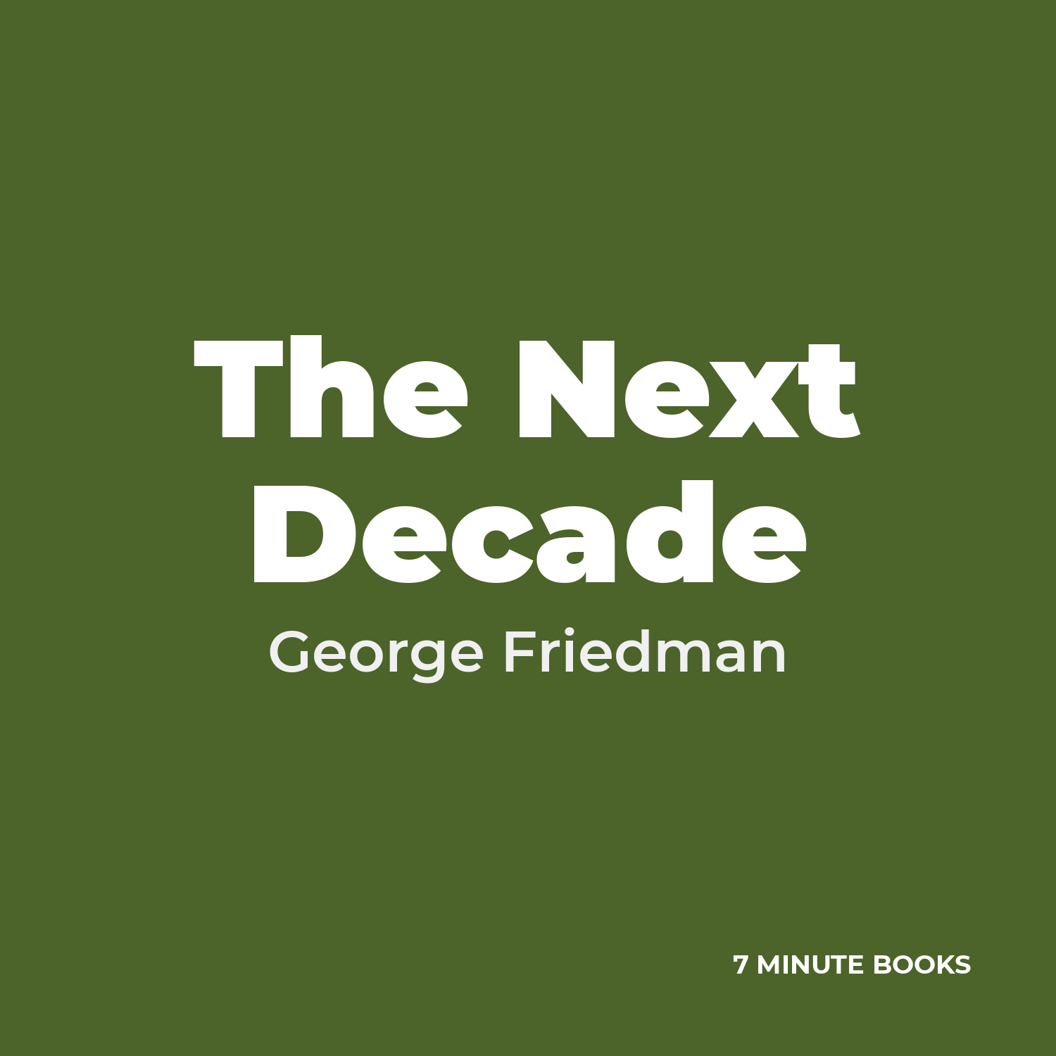 The Next Decade — cover