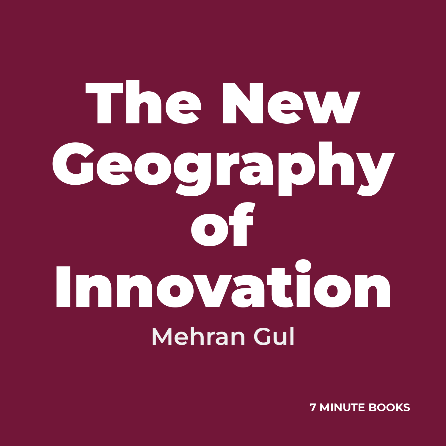 The New Geography of Innovation — cover
