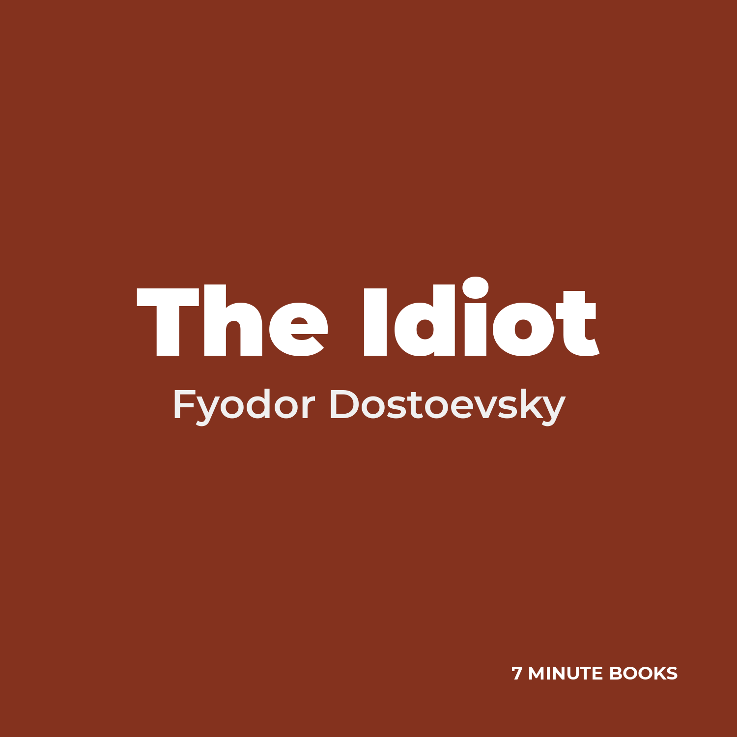 The Idiot — cover