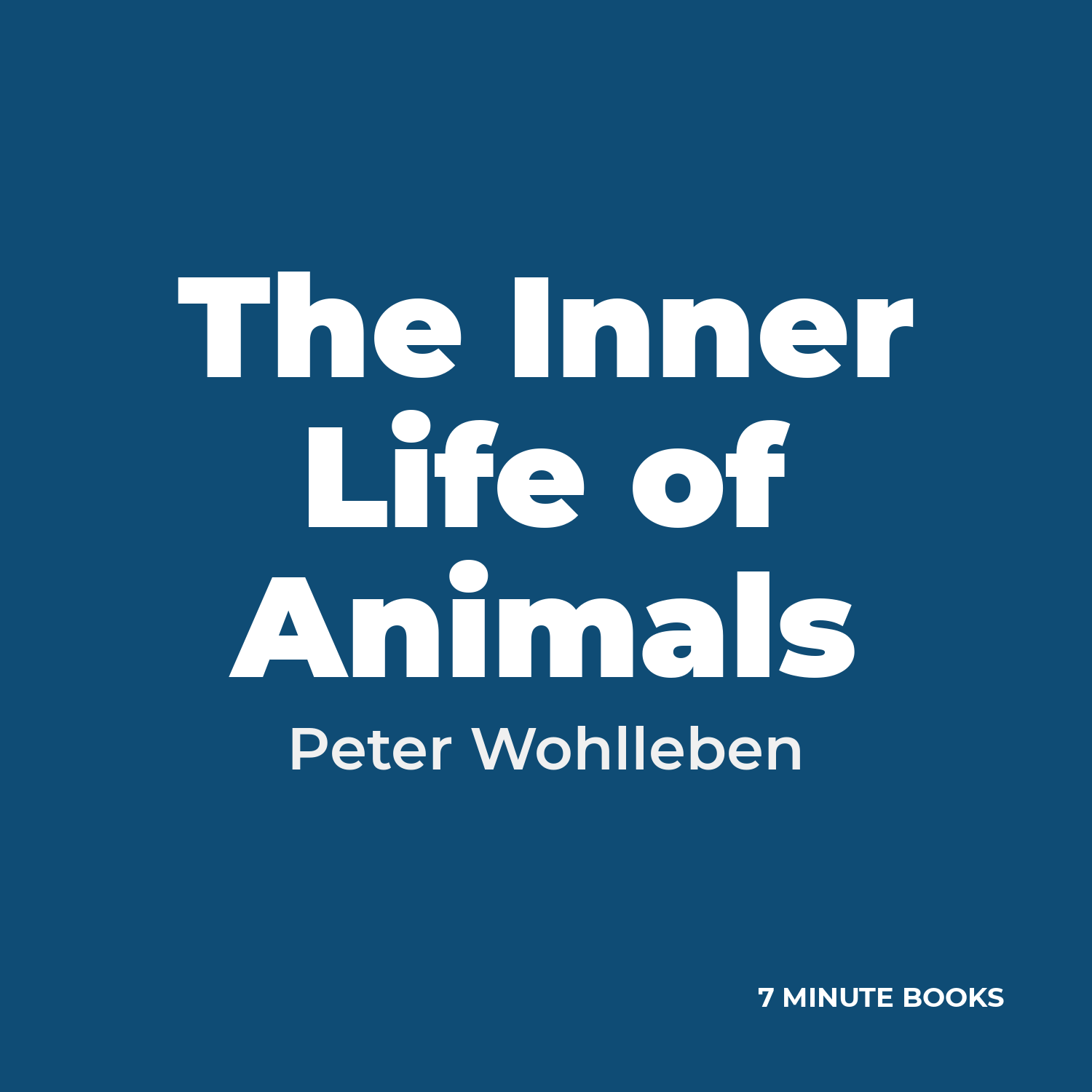 The Inner Life of Animals — cover
