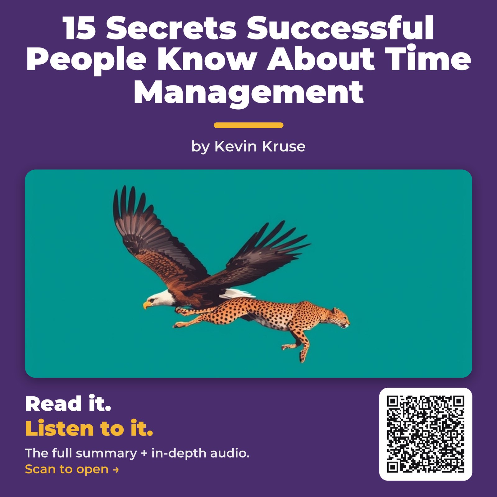 15 Secrets Successful People Know About Time Management — cover