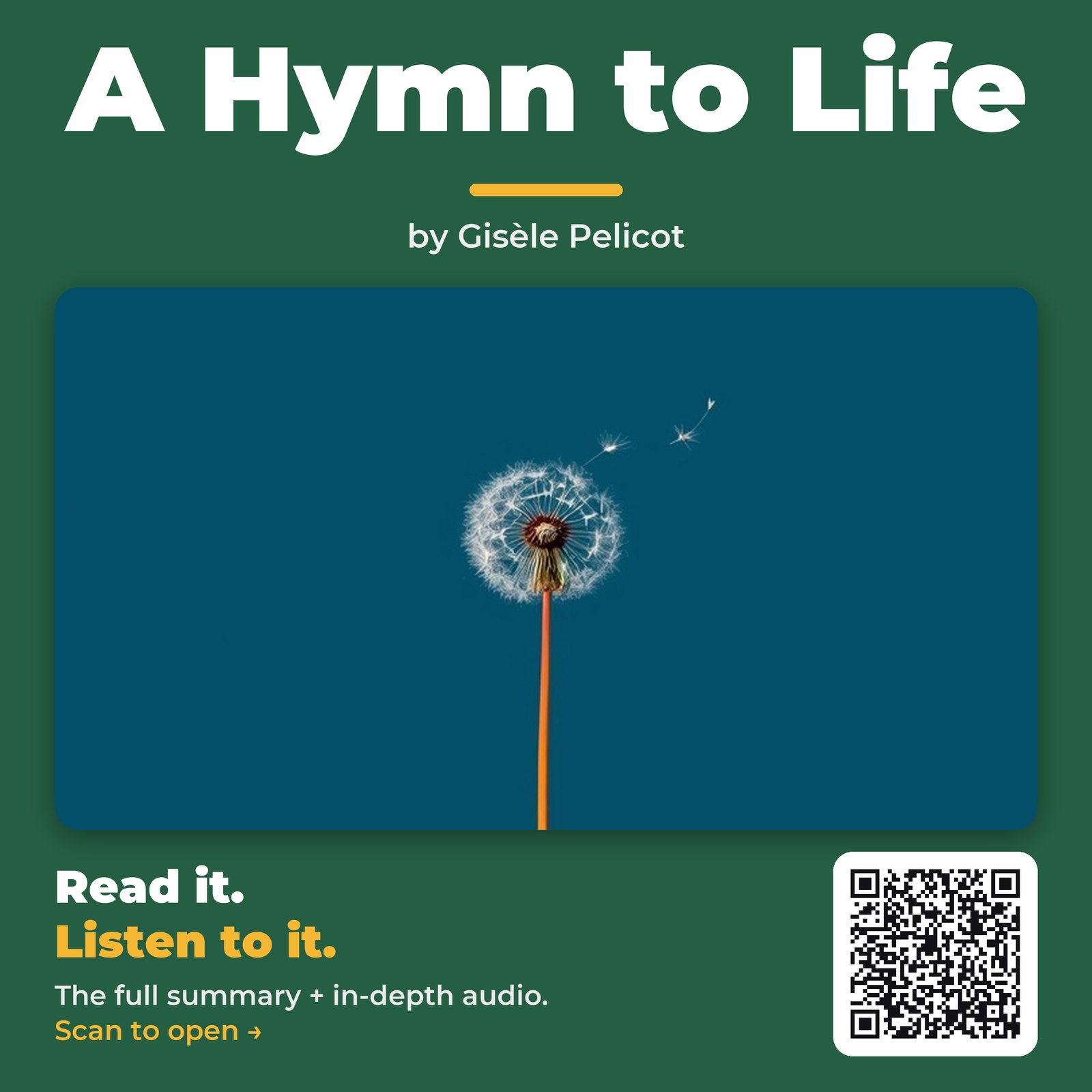 A Hymn to Life — cover