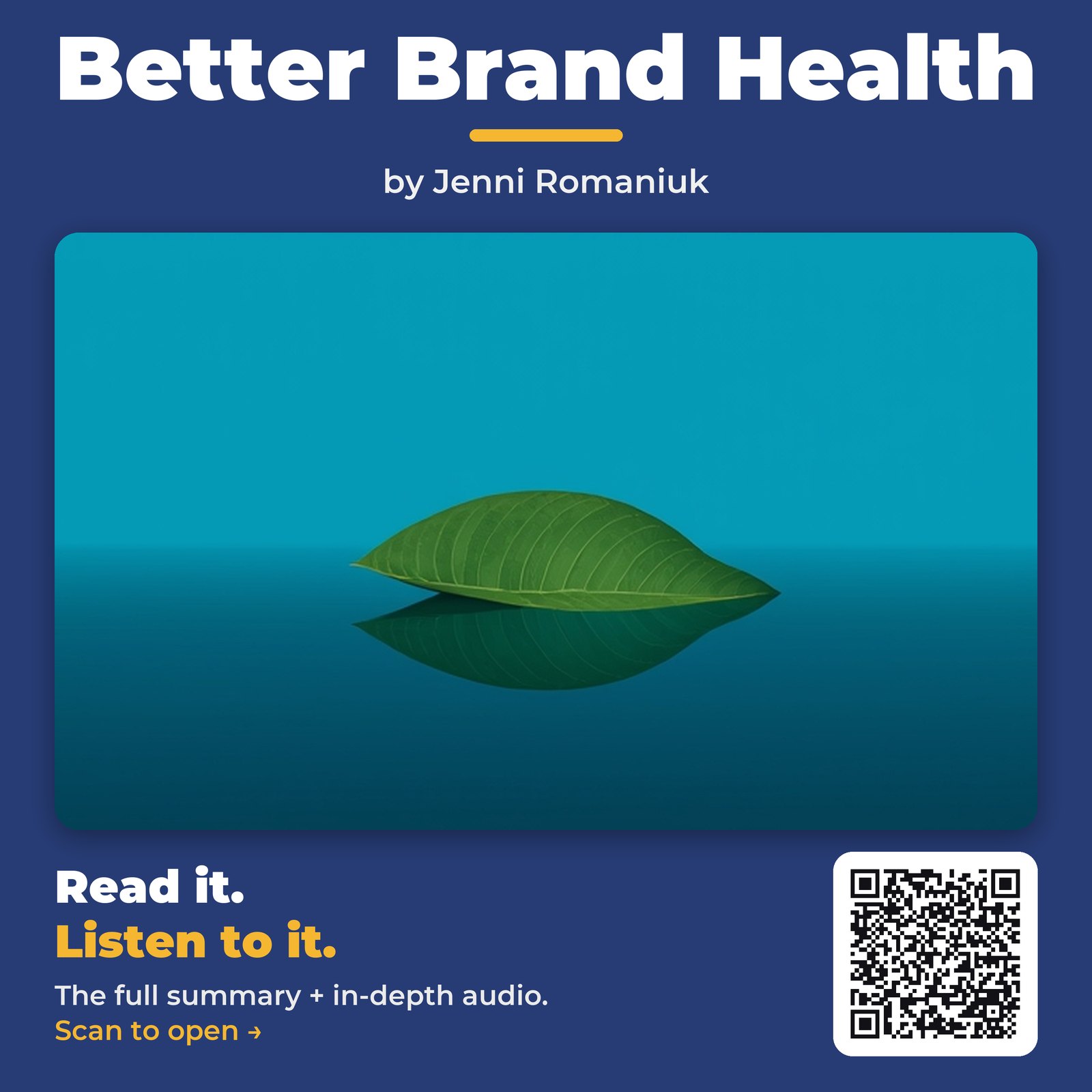 Better Brand Health by Jenni Romaniuk – Book Summary