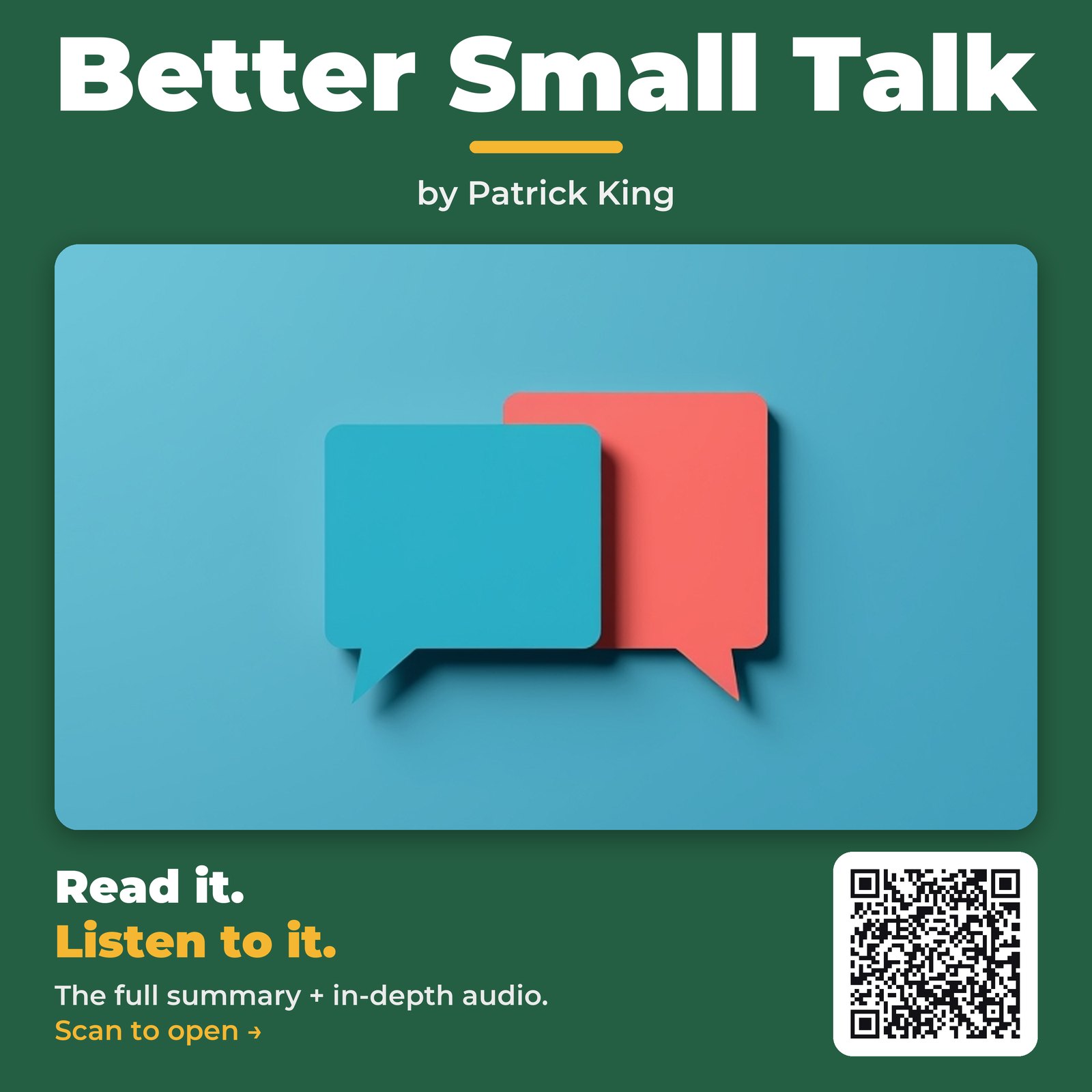 Better Small Talk — cover
