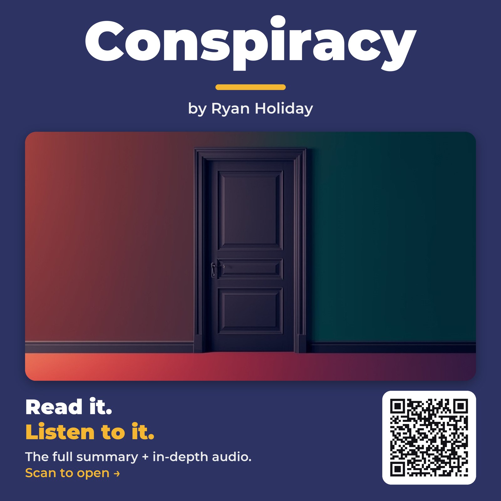 Conspiracy — cover