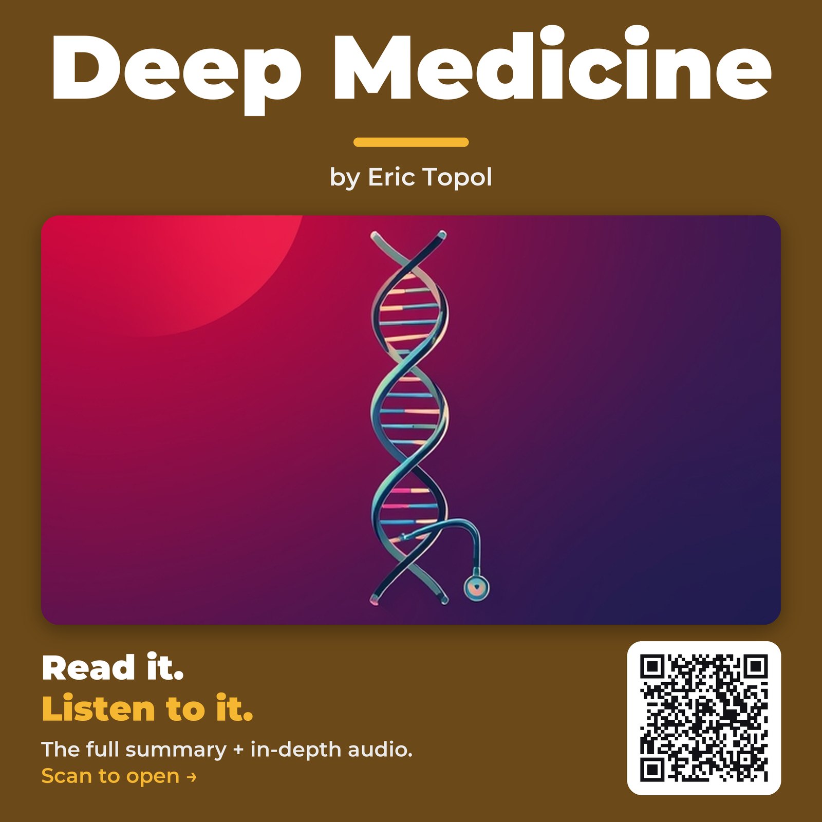 Deep Medicine — cover