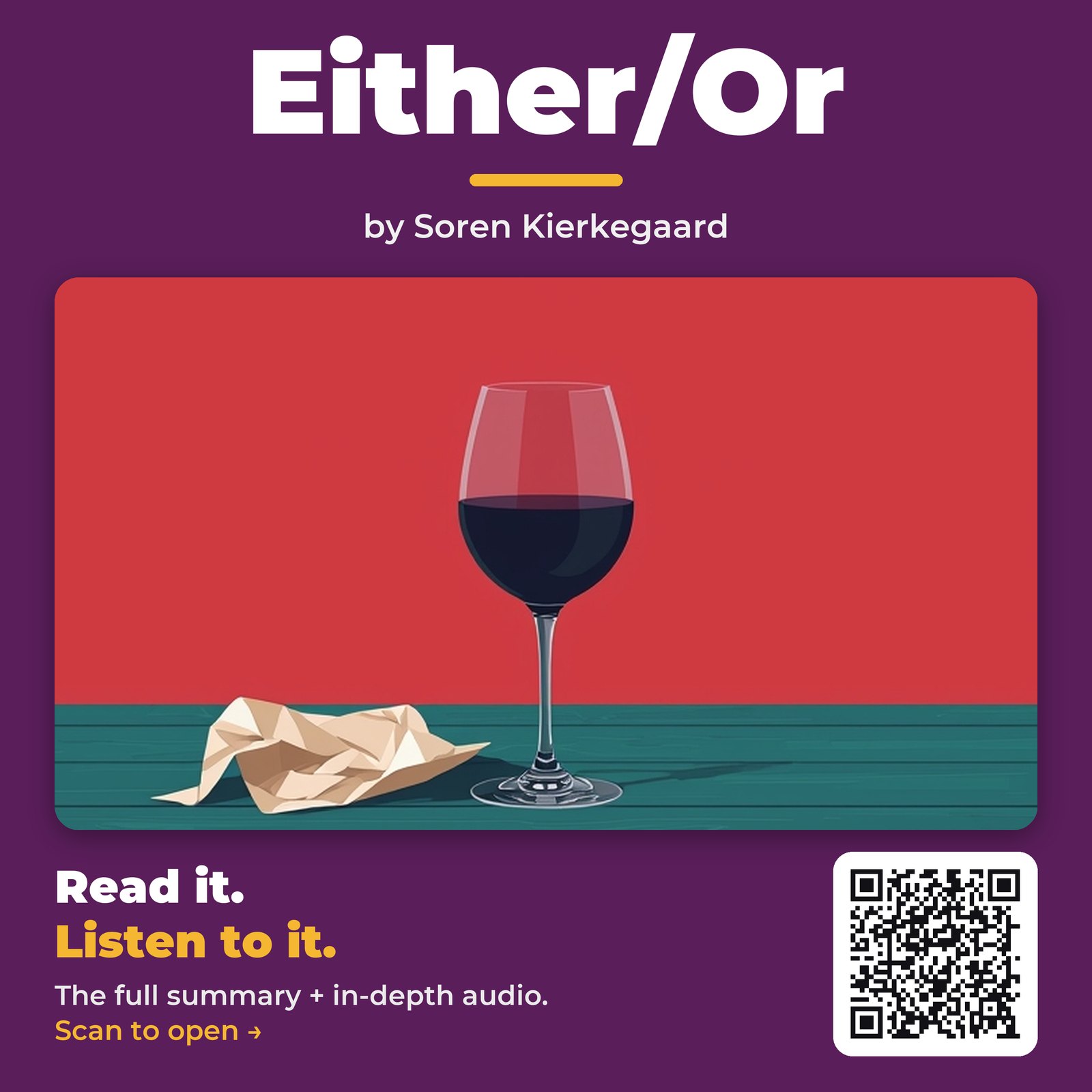 Either/Or — cover