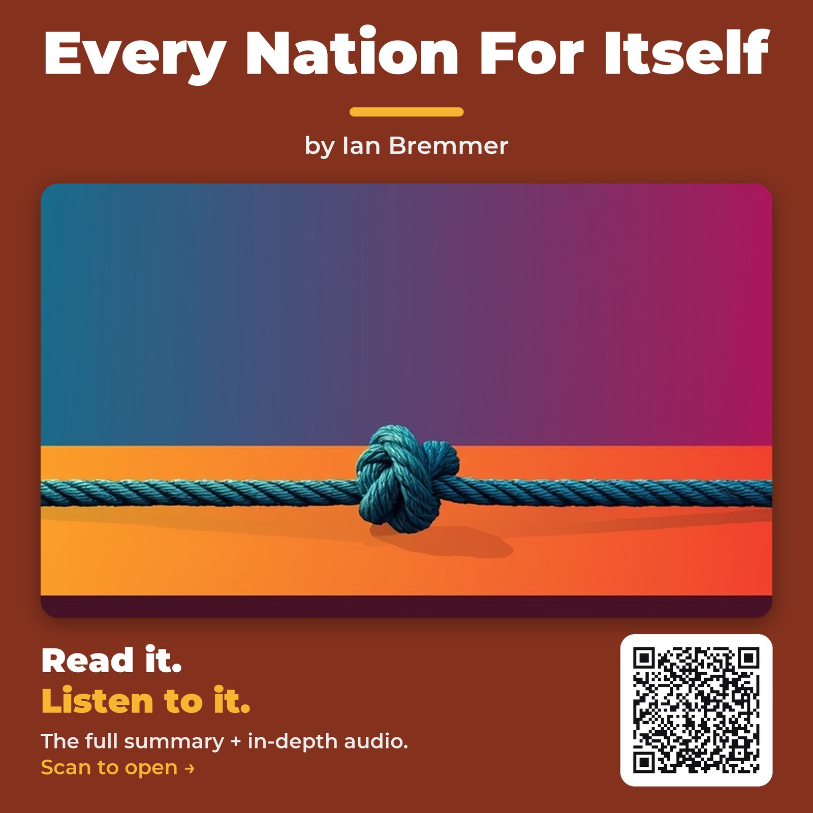 Every Nation For Itself — cover