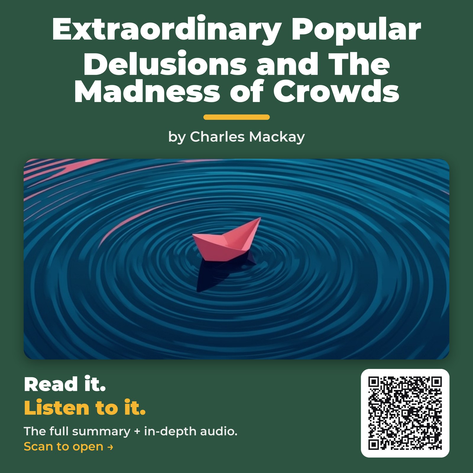 Extraordinary Popular Delusions and The Madness of Crowds — cover