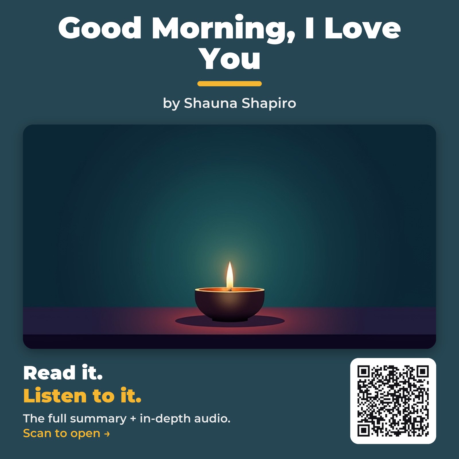 Good Morning, I Love You by Shauna Shapiro – Book Summary