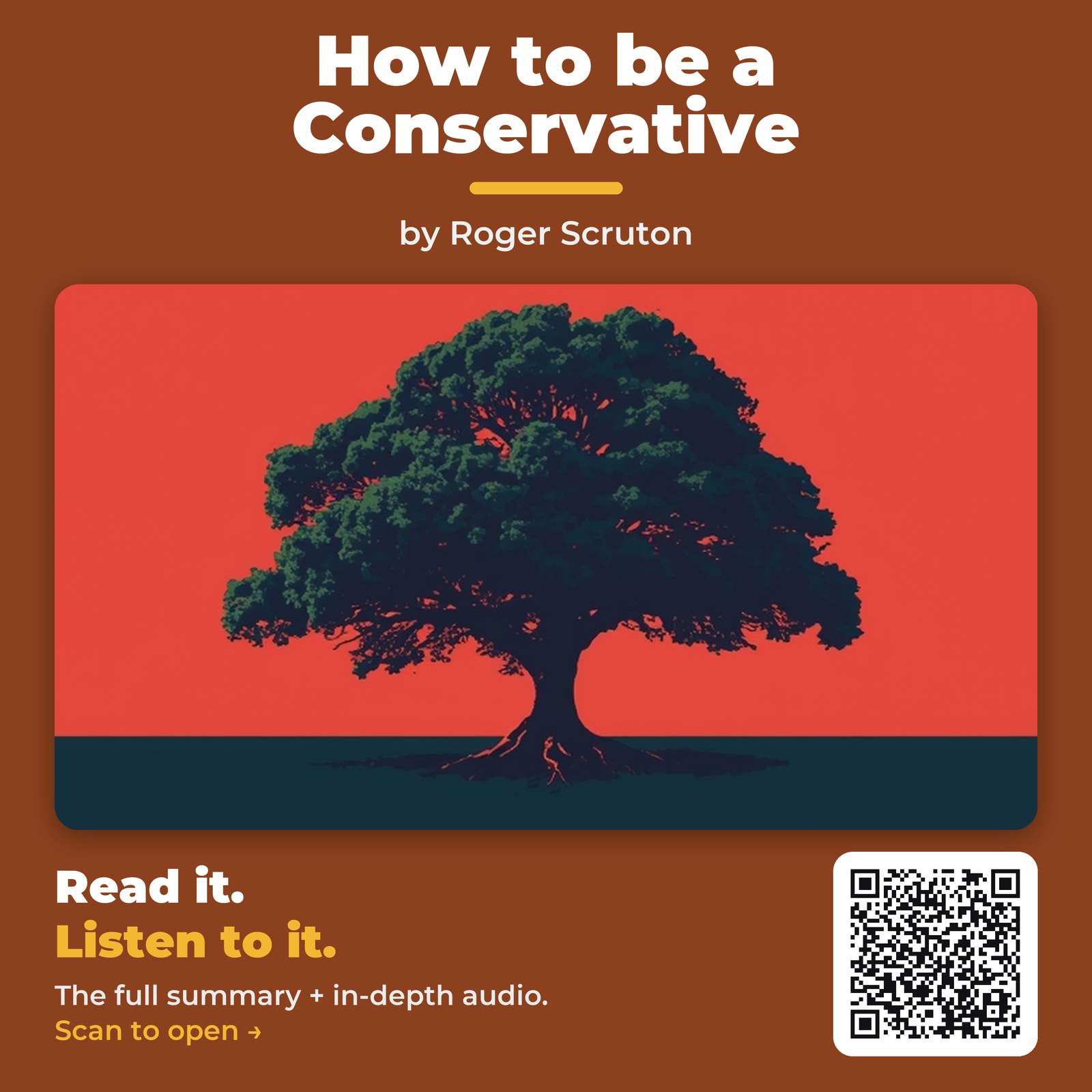 How to be a Conservative — cover