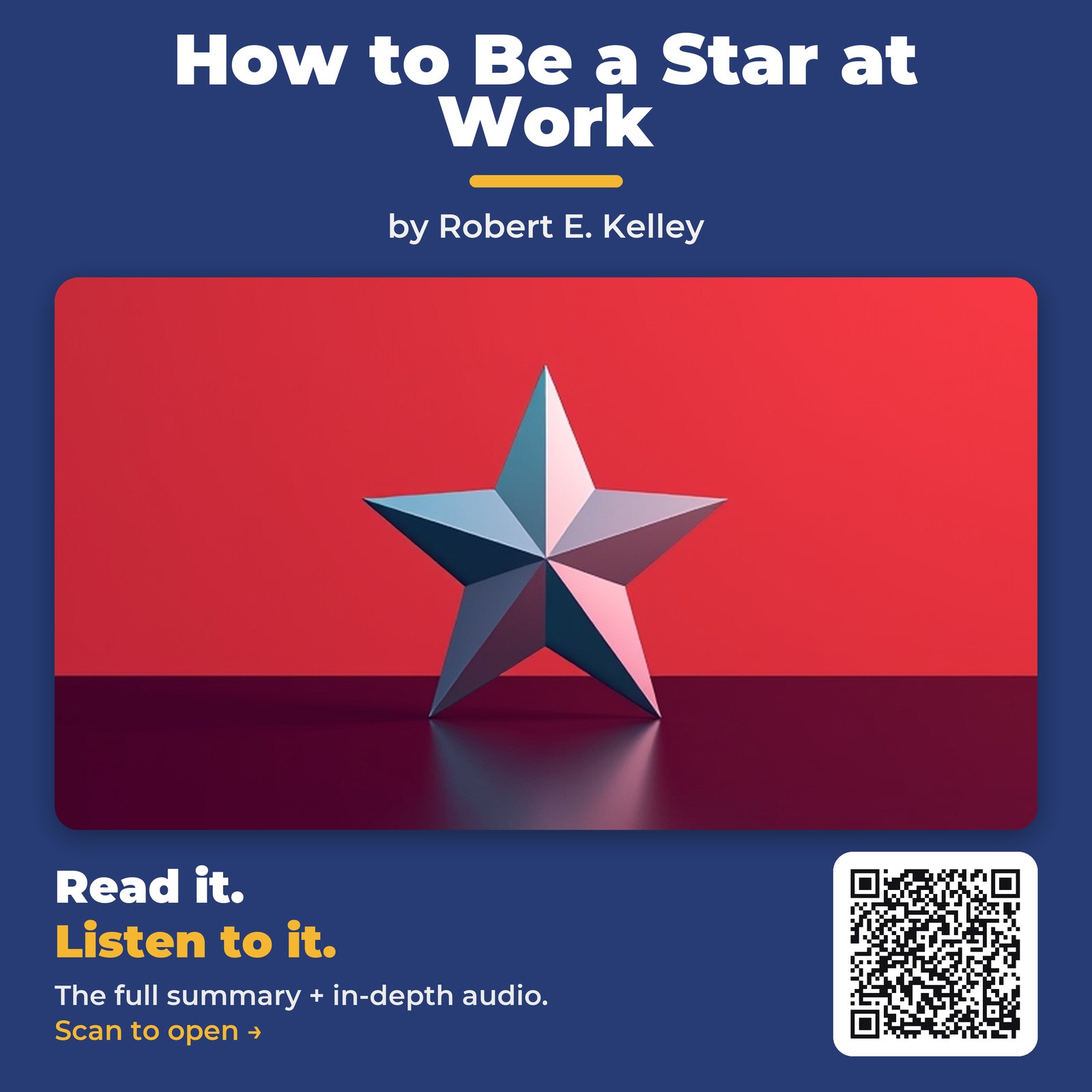 How to Be a Star at Work — cover