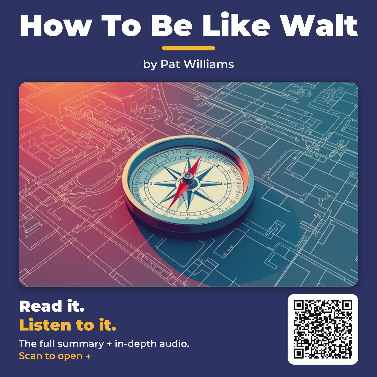 How To Be Like Walt by Pat Williams – Book Summary