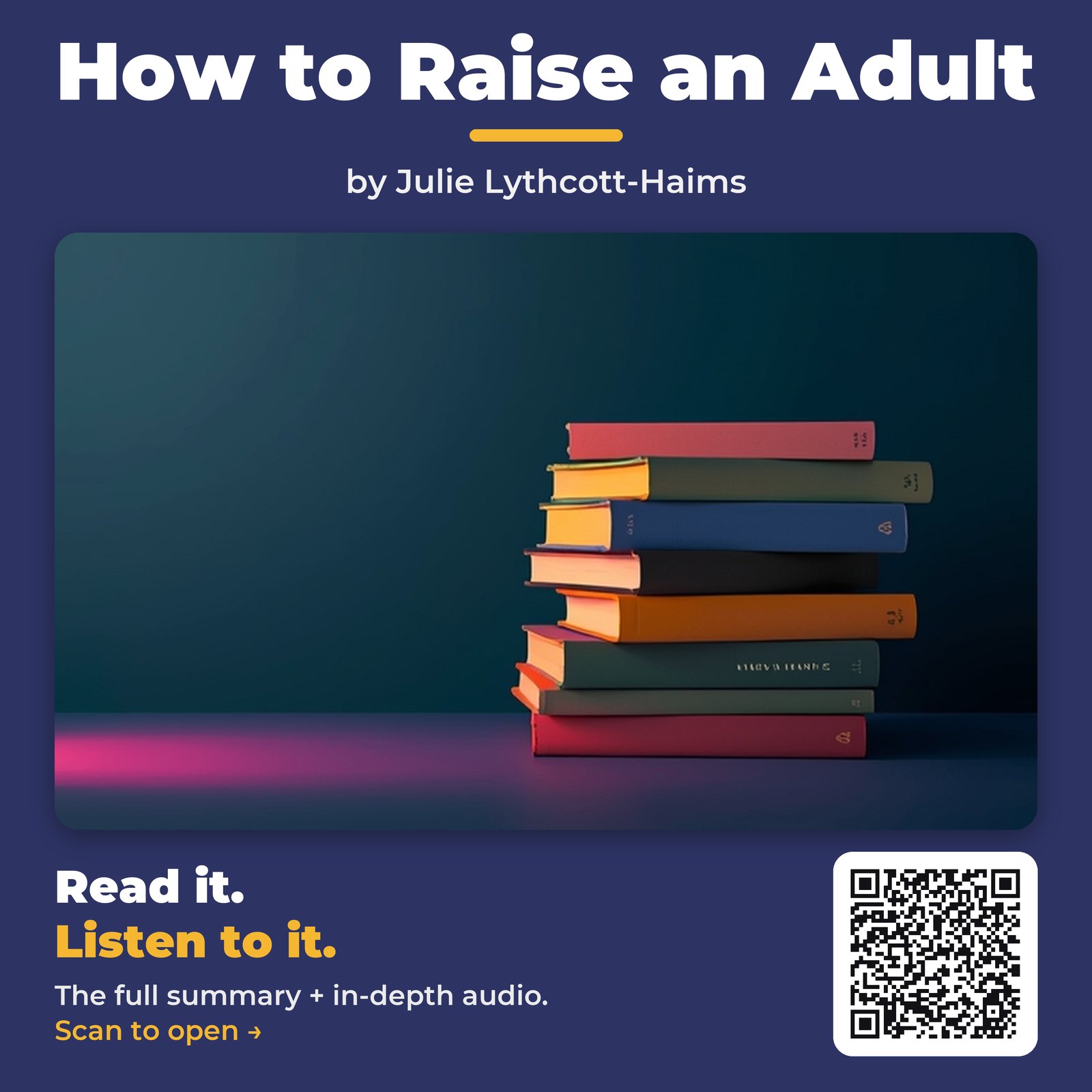 How to Raise an Adult — cover