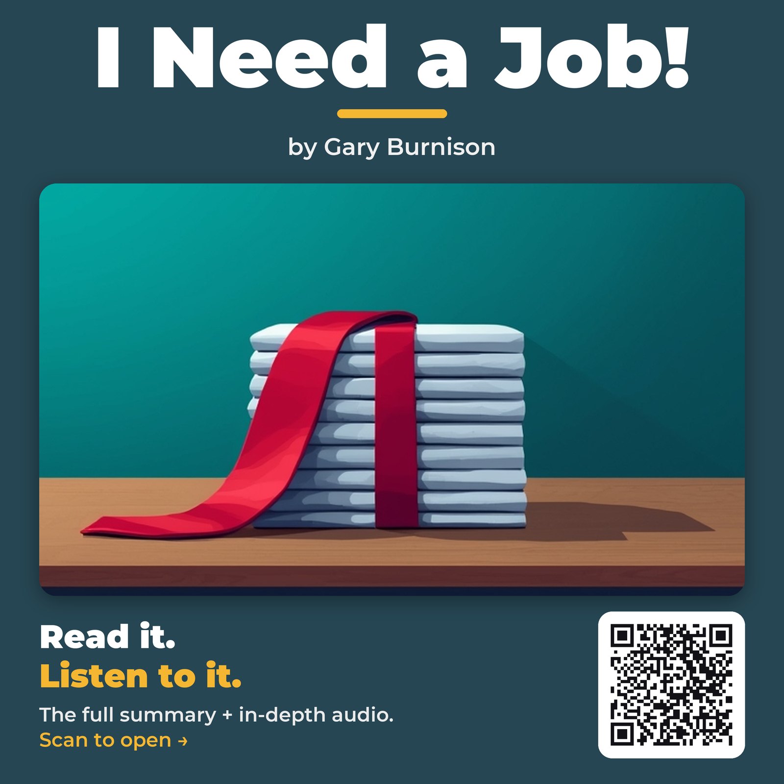 I Need a Job! — cover