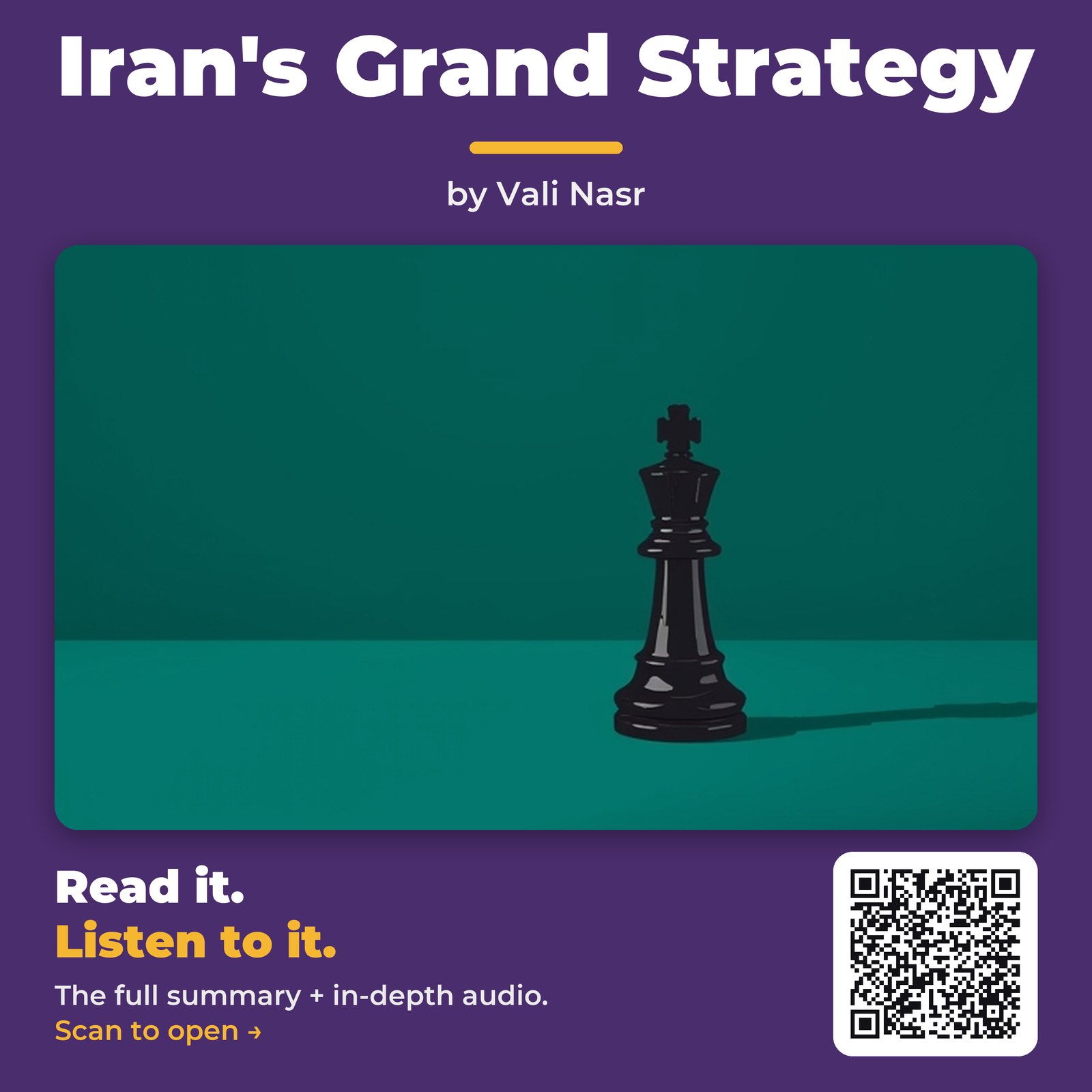 Iran’s Grand Strategy by Vali Nasr – Book Summary