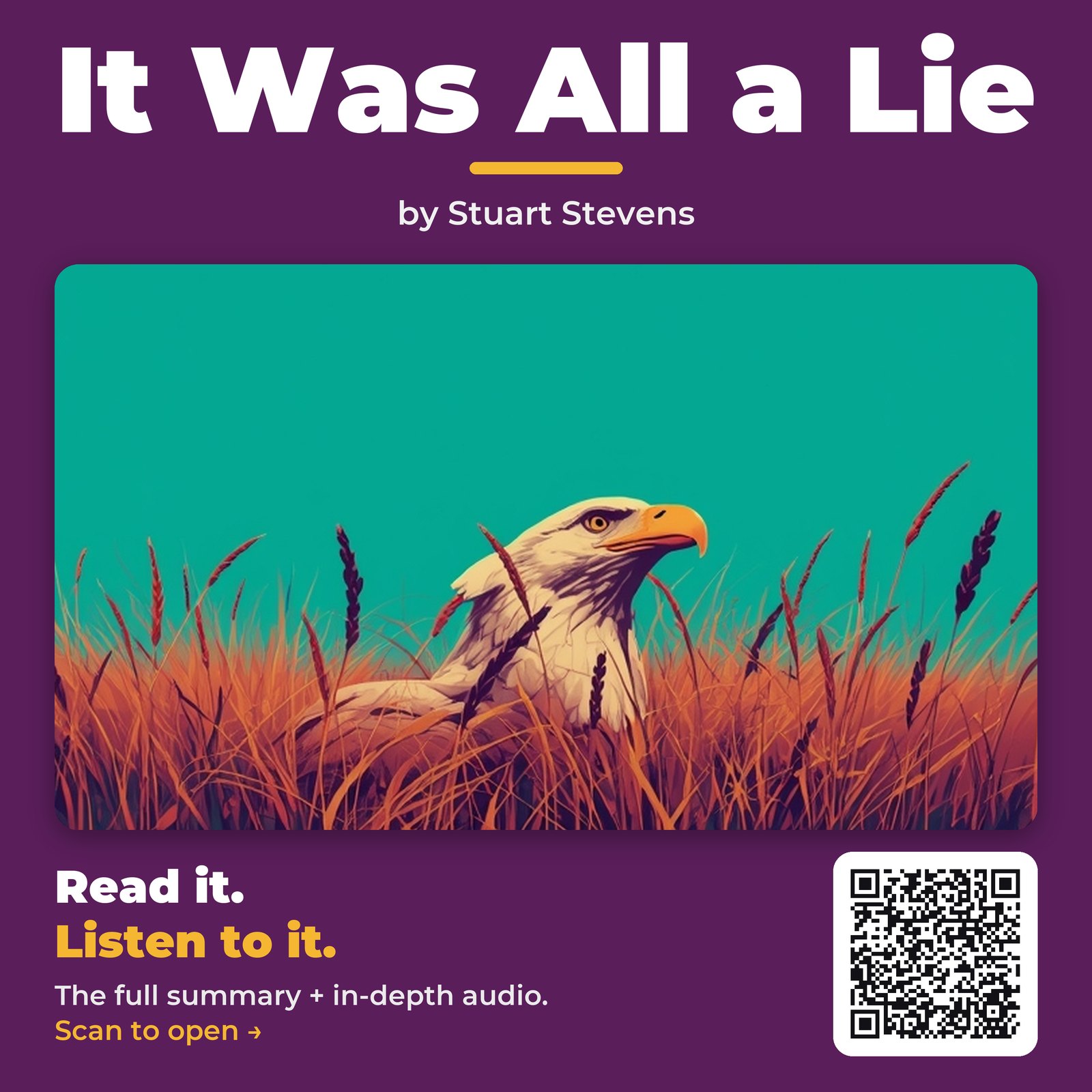 It Was All a Lie — cover