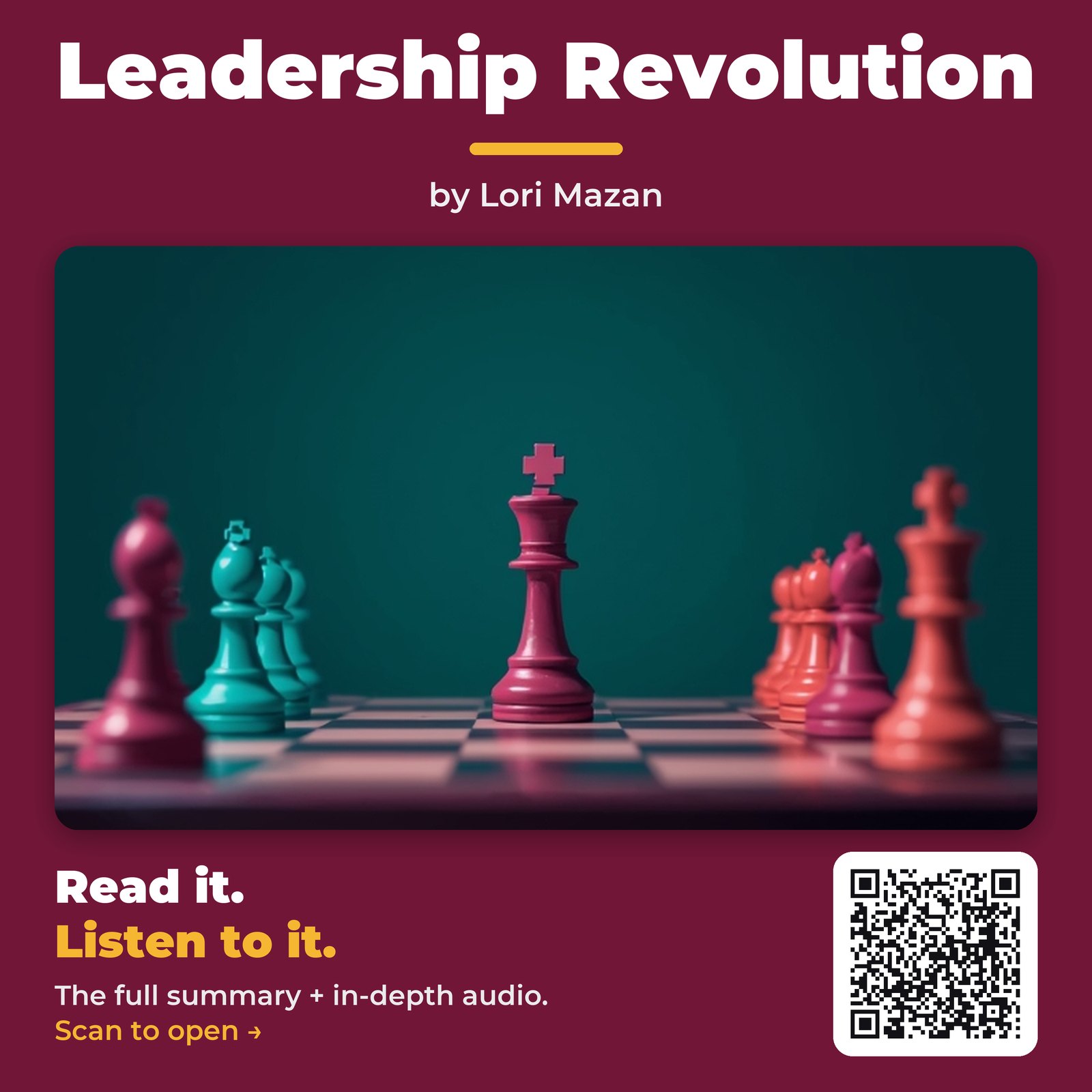 Leadership Revolution by Lori Mazan – Book Summary
