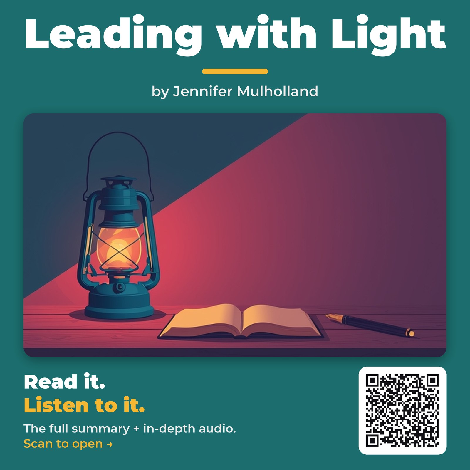 Leading with Light — cover