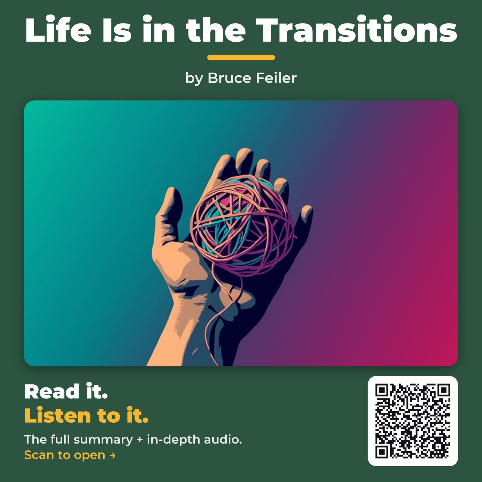 Life Is in the Transitions — cover