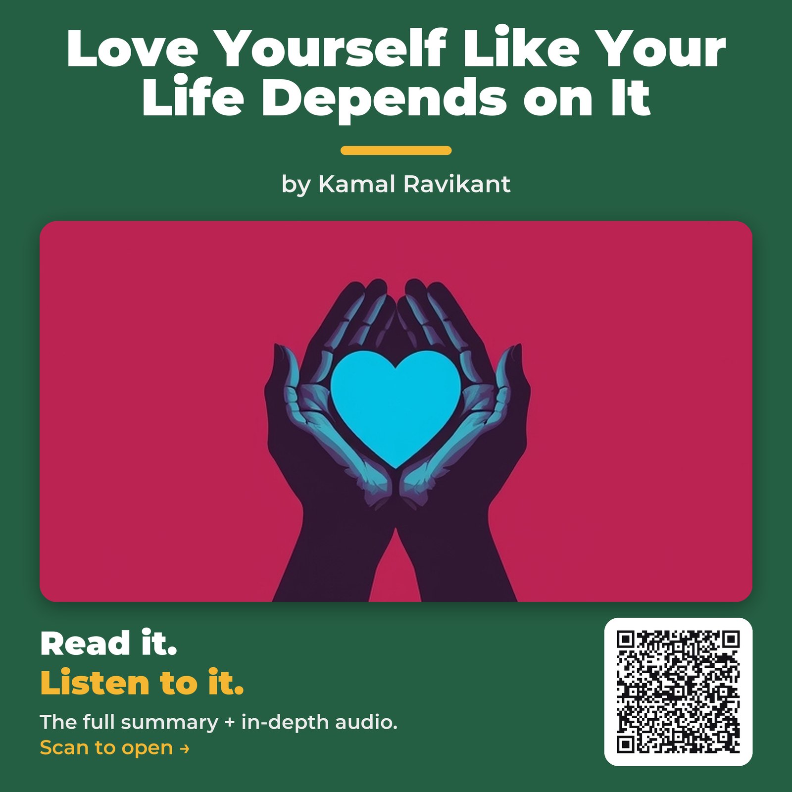 Love Yourself Like Your Life Depends on It — cover