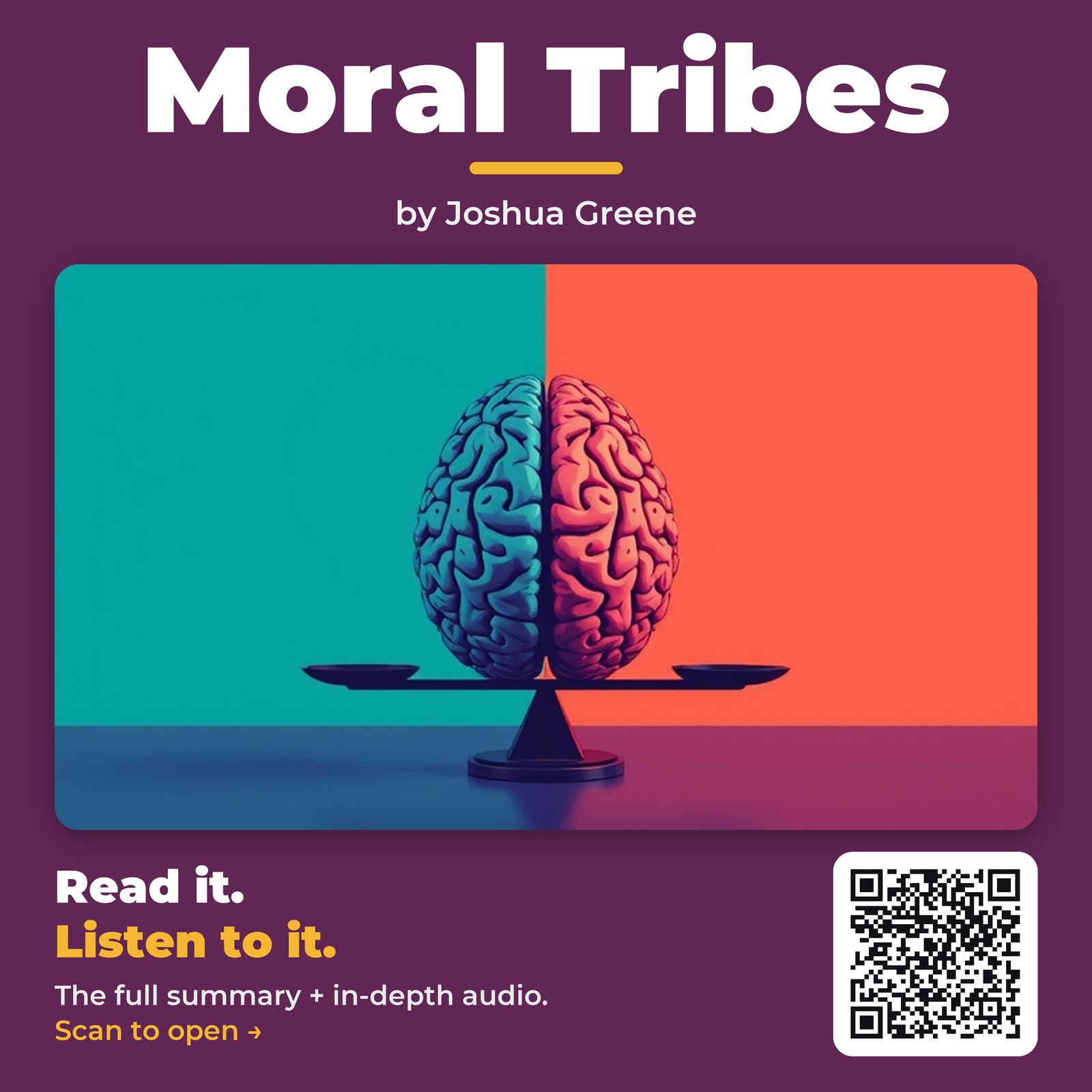 Moral Tribes — cover