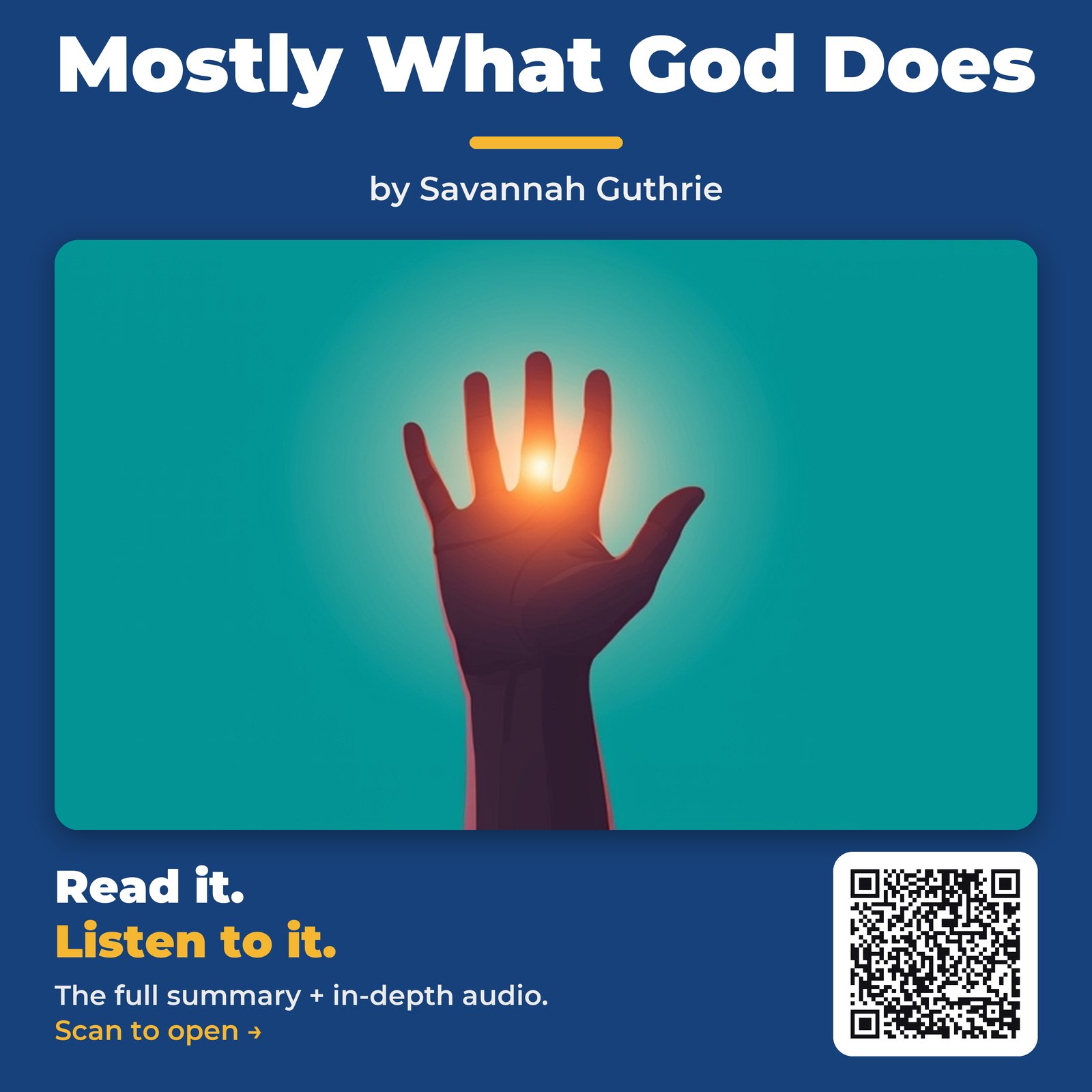 Mostly What God Does — cover