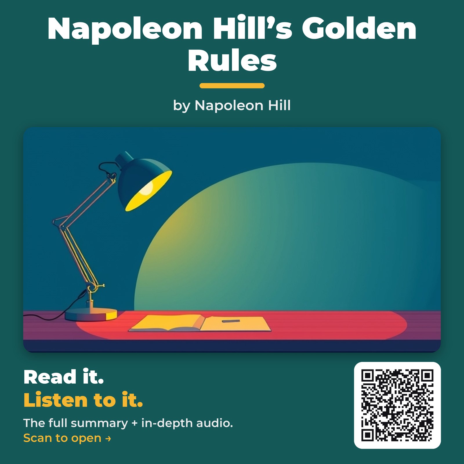 Napoleon Hill’s Golden Rules by Napoleon Hill – Book Summary