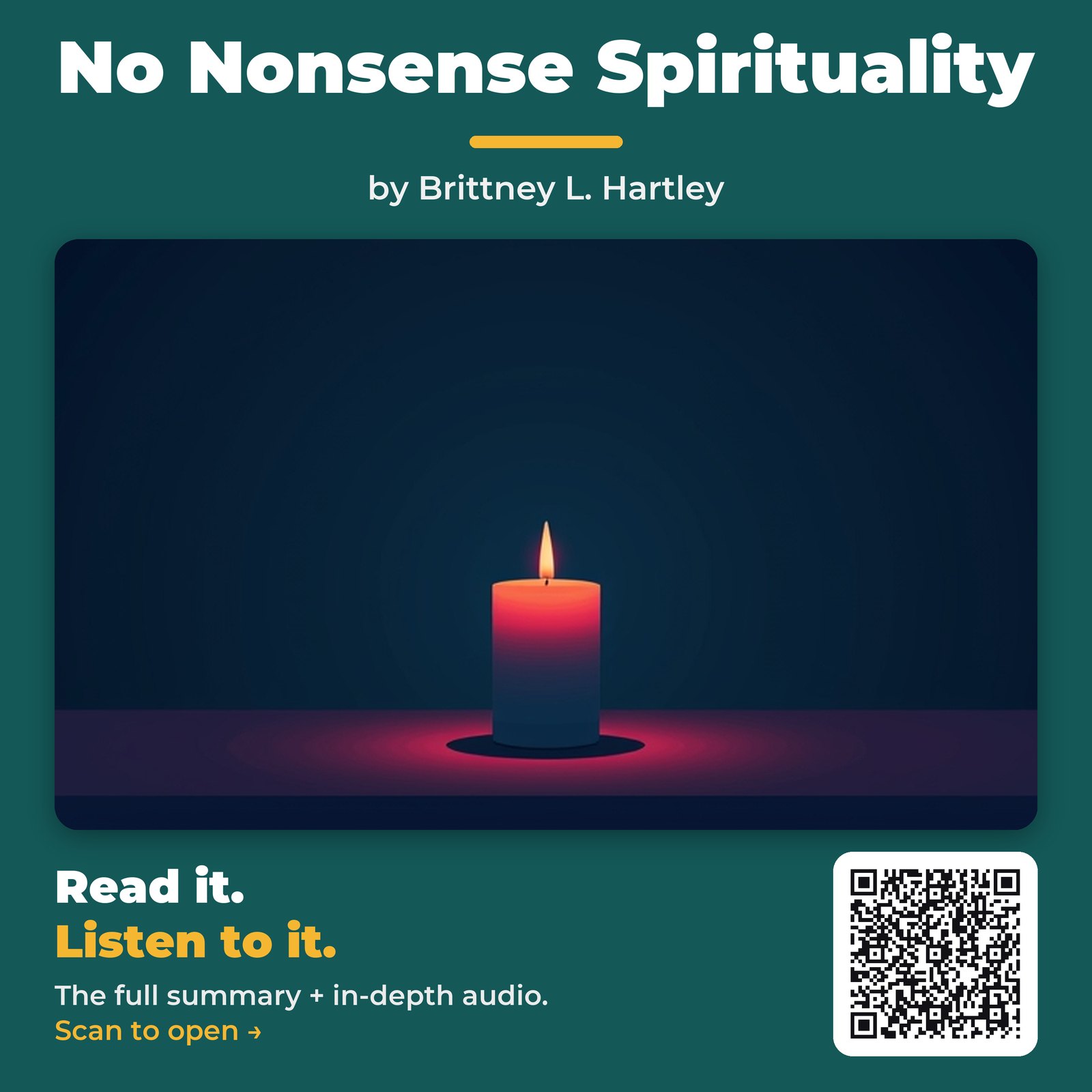 No Nonsense Spirituality by Brittney L. Hartley – Book Summary