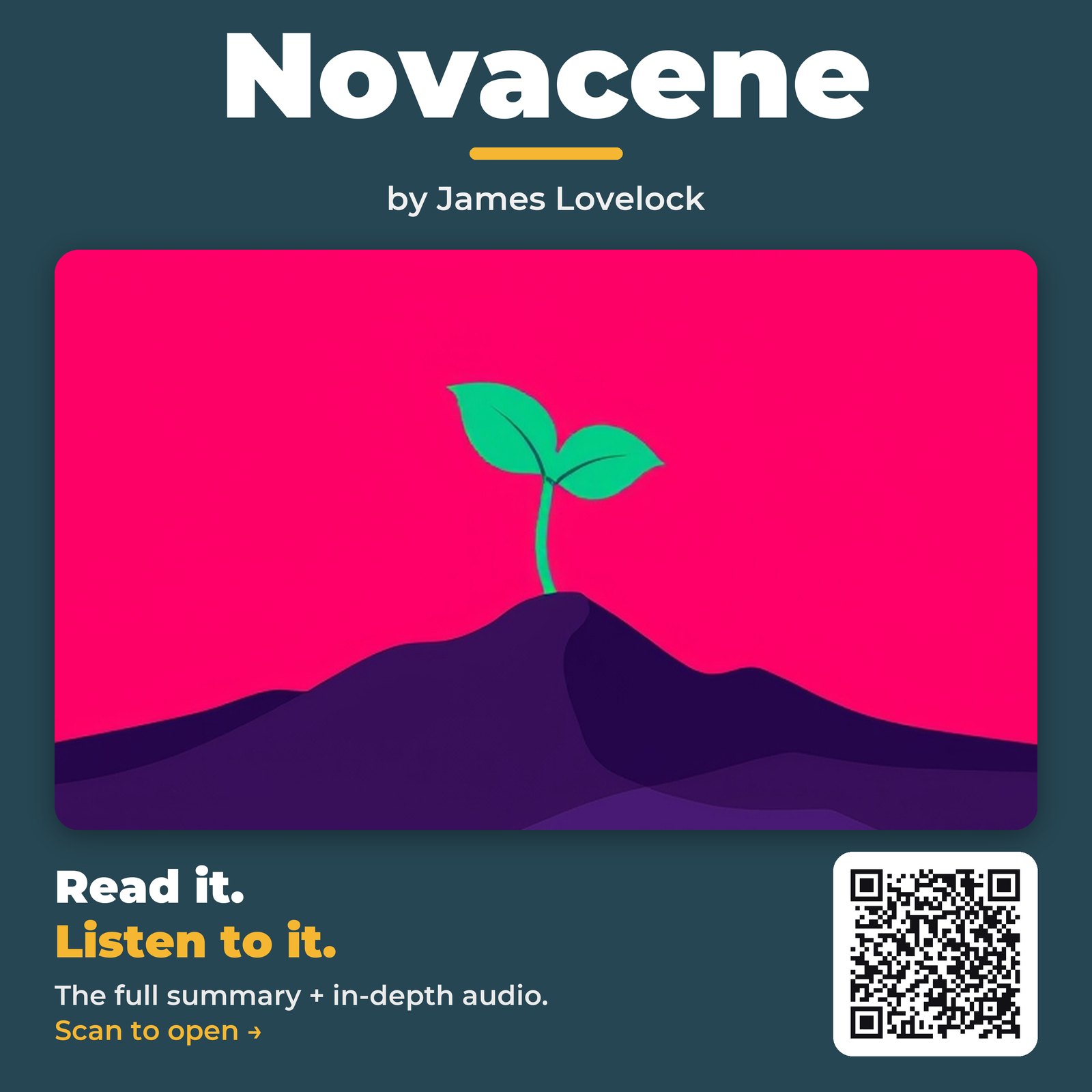 Novacene — cover