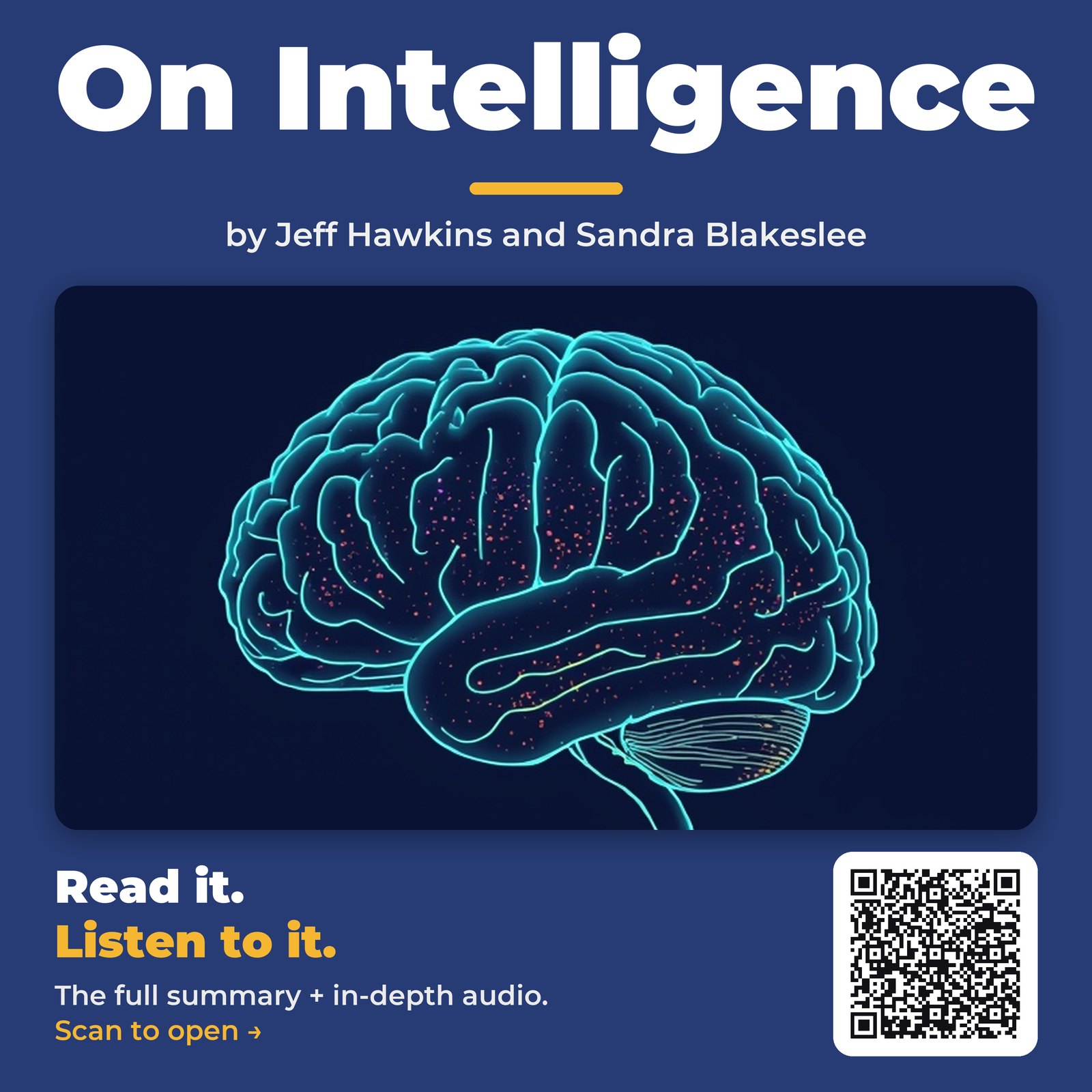 On Intelligence by Jeff Hawkins and Sandra Blakeslee – Book Summary