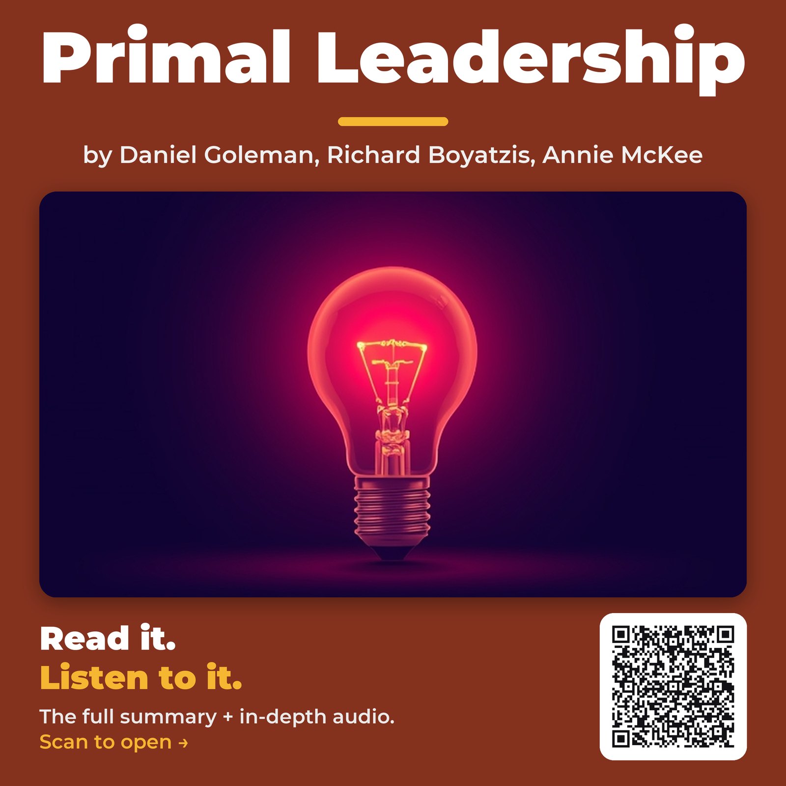 Primal Leadership — cover