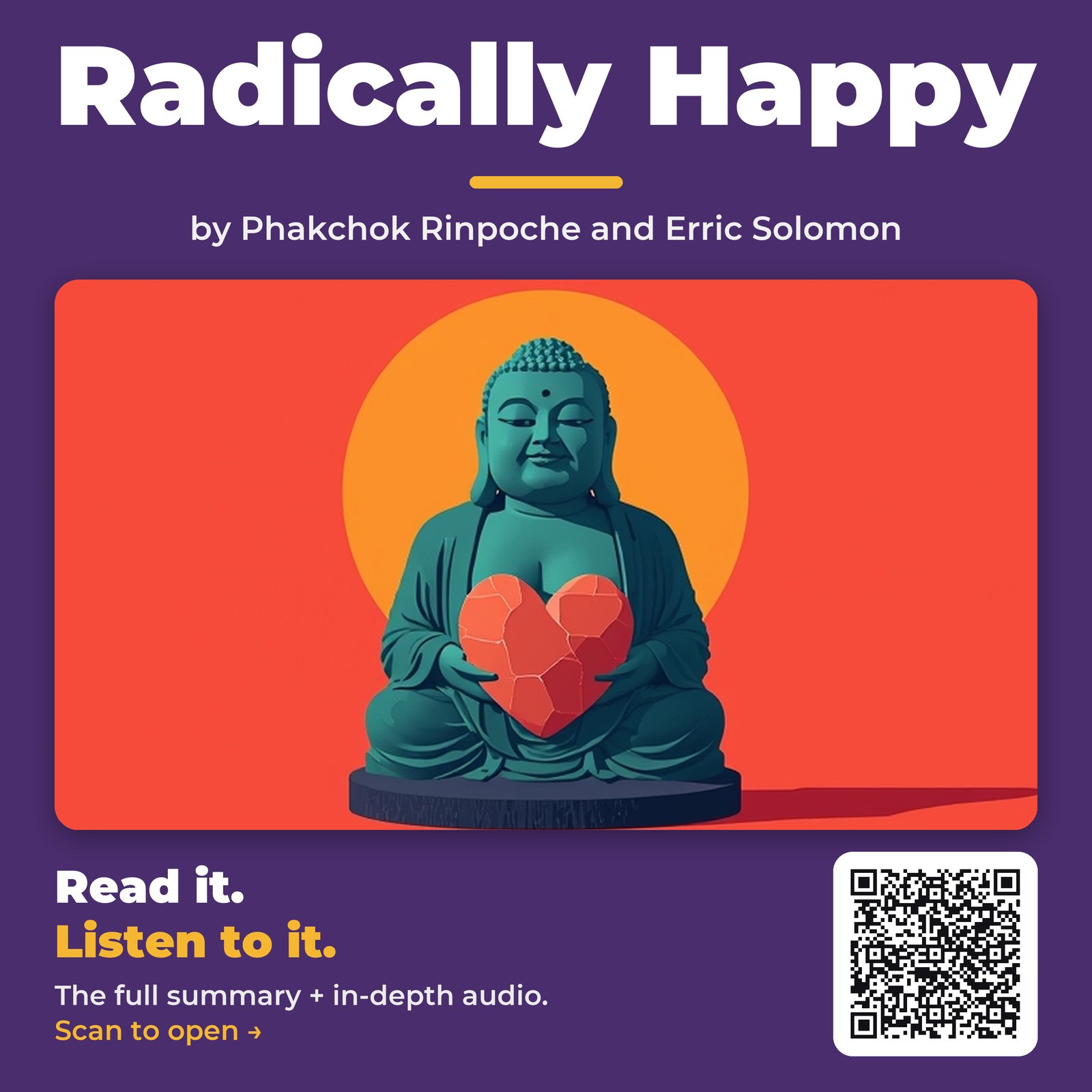 Radically Happy by Phakchok Rinpoche and Erric Solomon – Book Summary