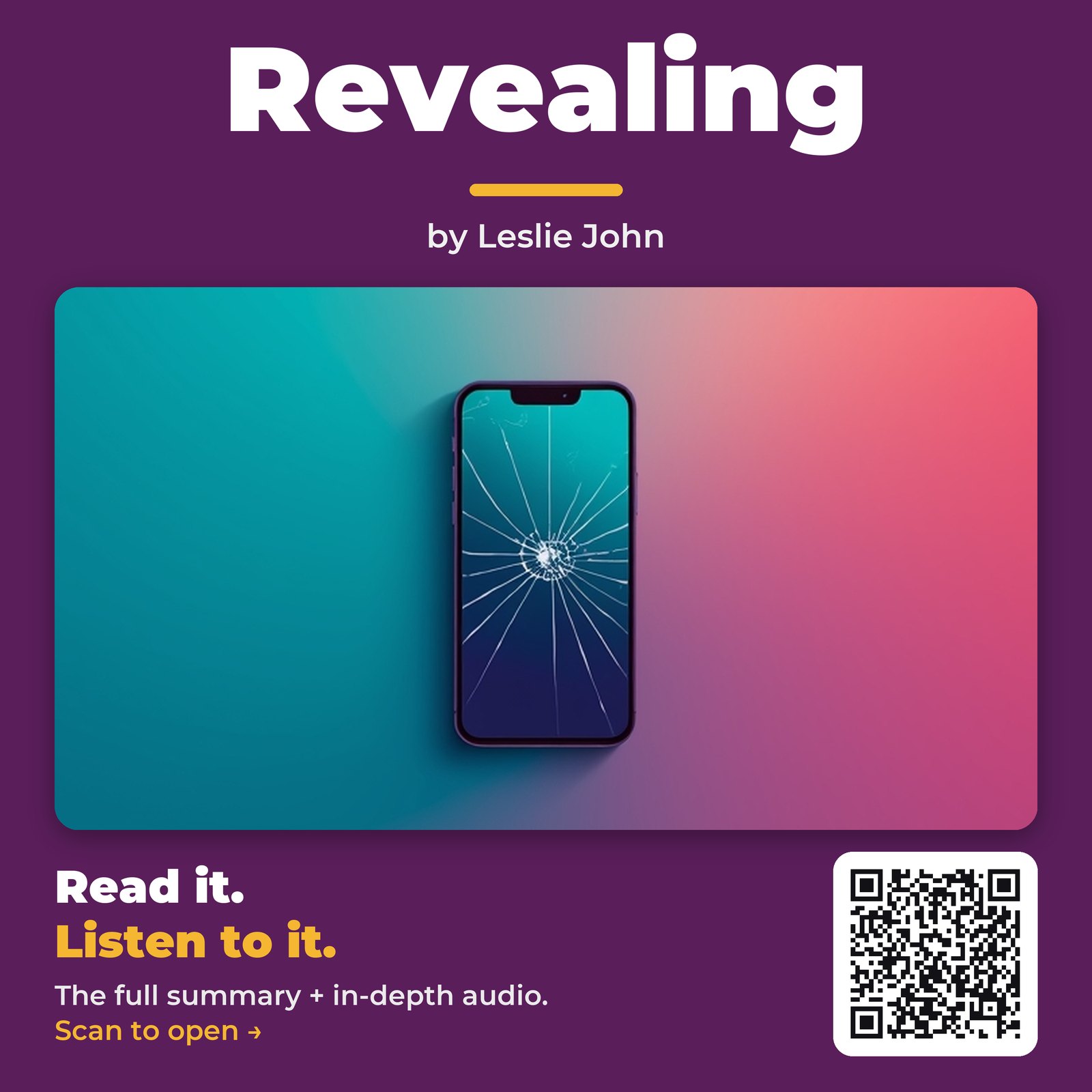 Revealing by Leslie John – Book Summary