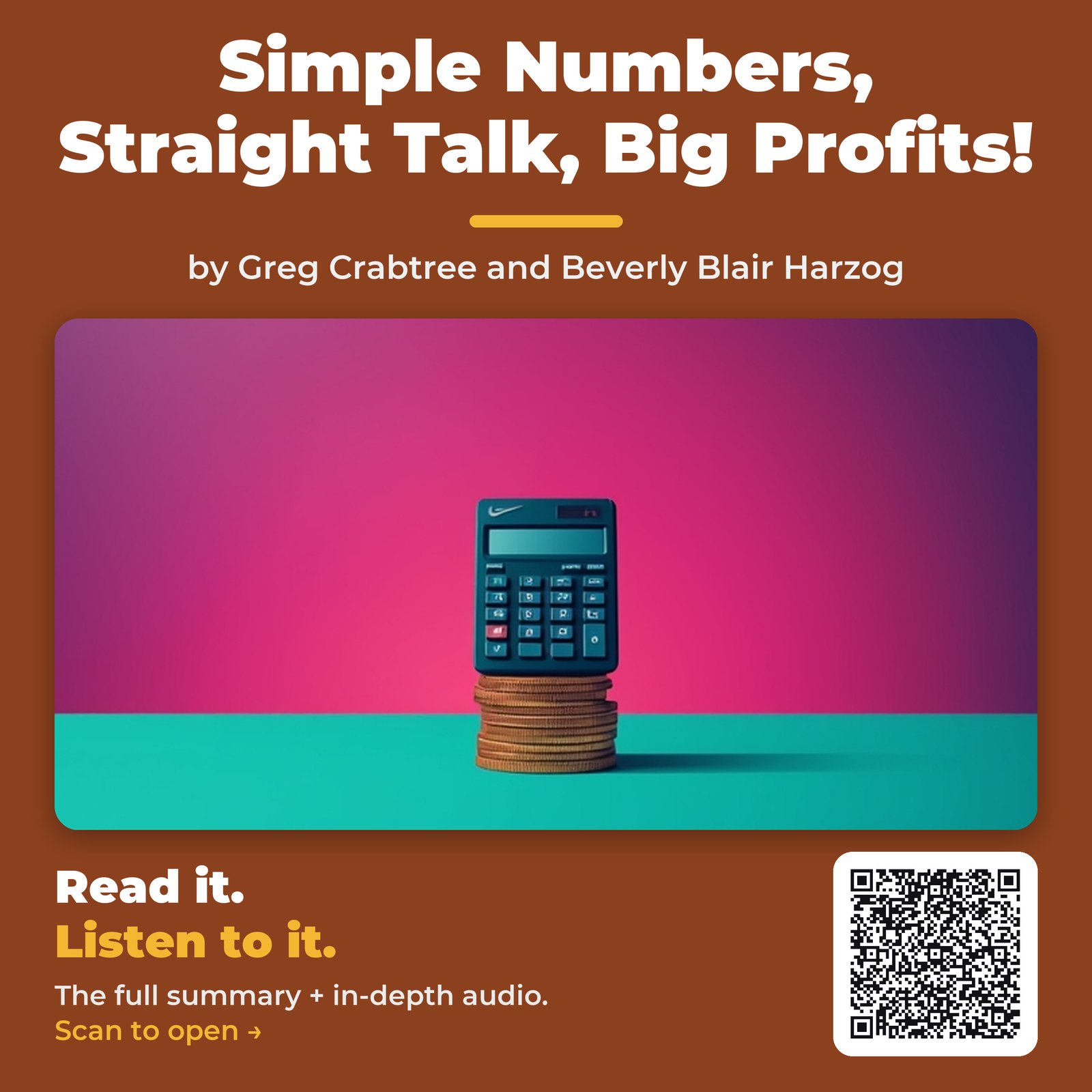Simple Numbers, Straight Talk, Big Profits! — cover