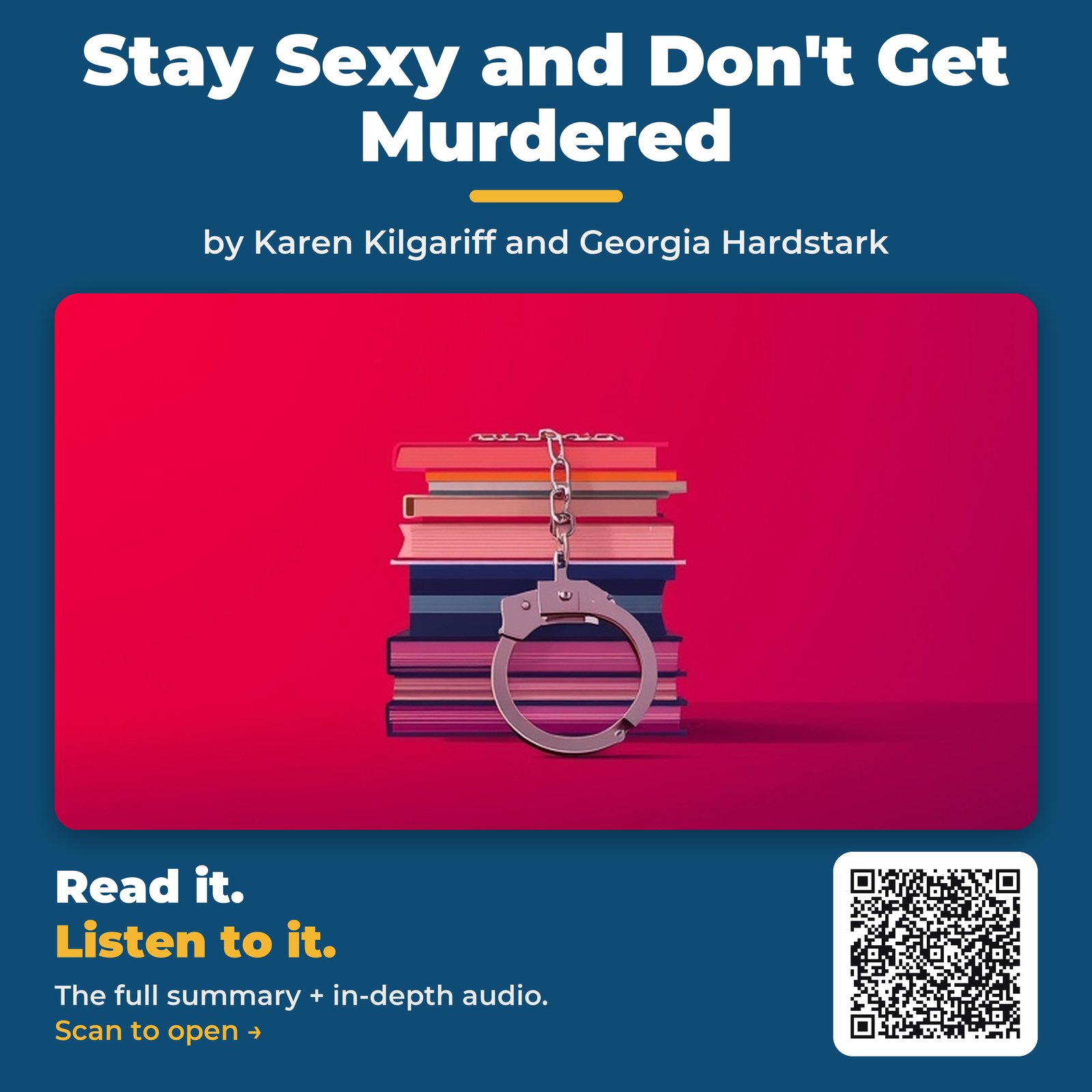 Stay Sexy and Don't Get Murdered — cover