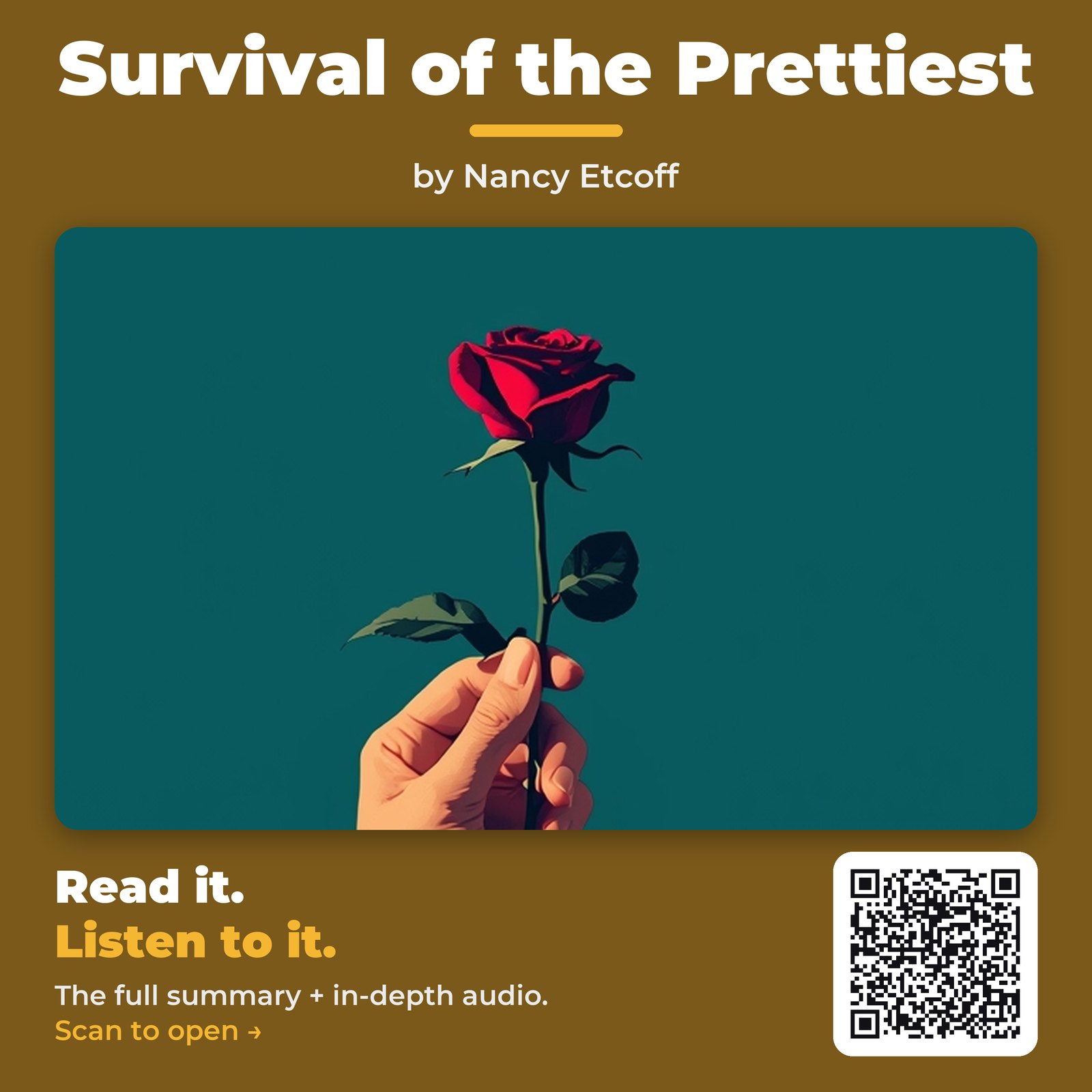 Survival of the Prettiest — cover