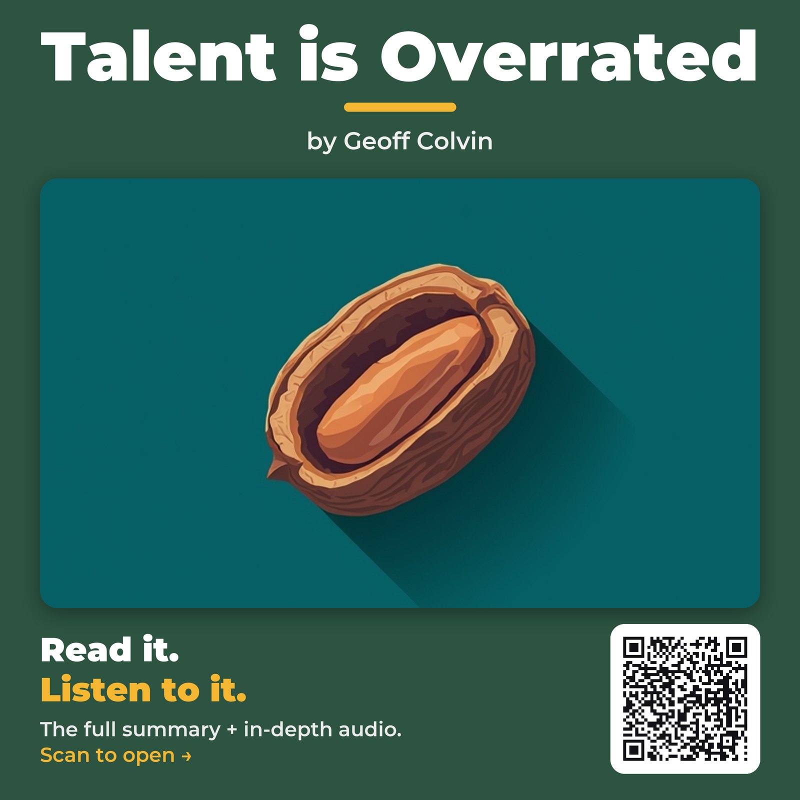 Talent is Overrated — cover