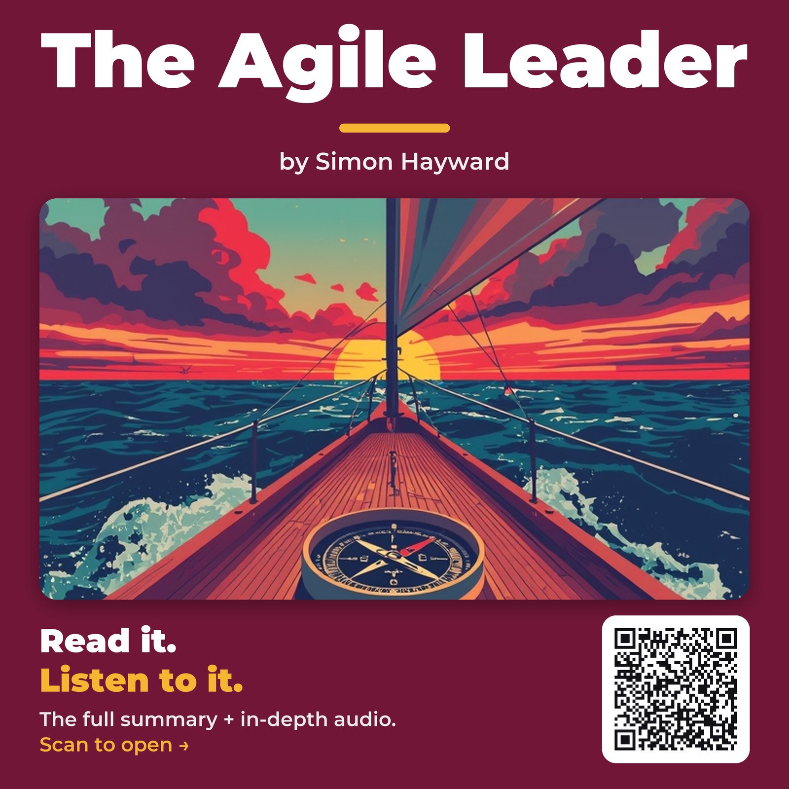 The Agile Leader — cover