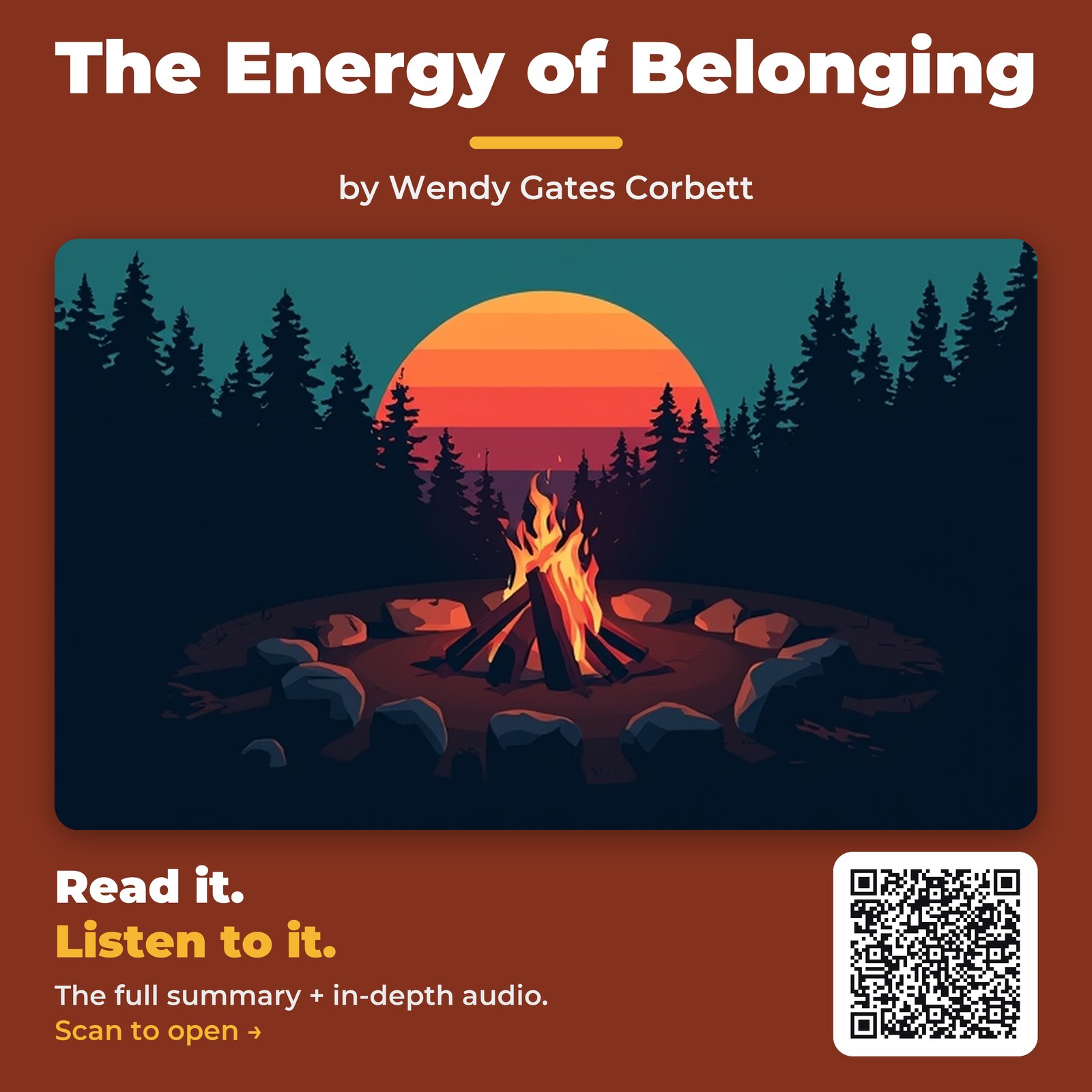 The Energy of Belonging by Wendy Gates Corbett – Book Summary