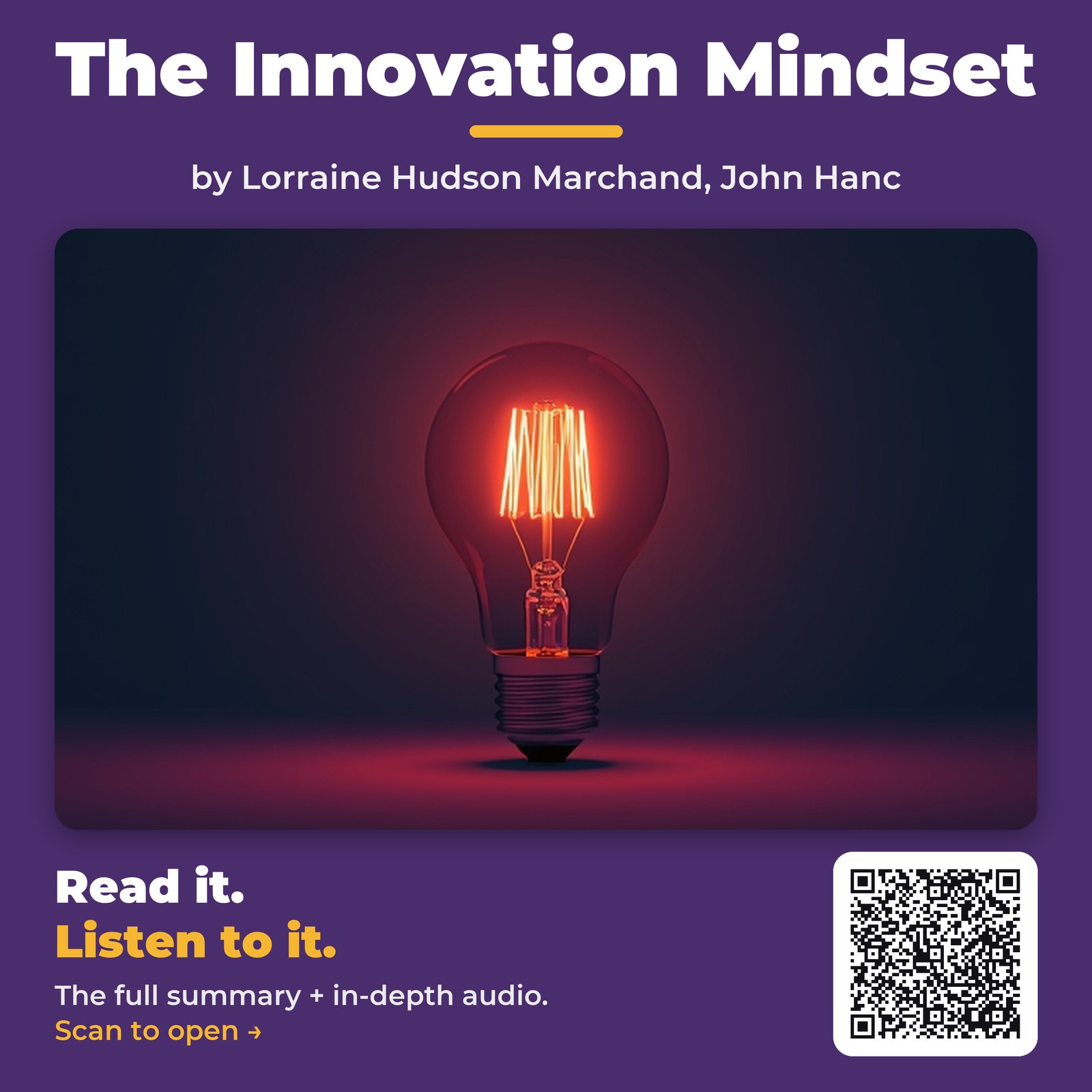 The Innovation Mindset by Lorraine Hudson Marchand, John Hanc – Book Summary