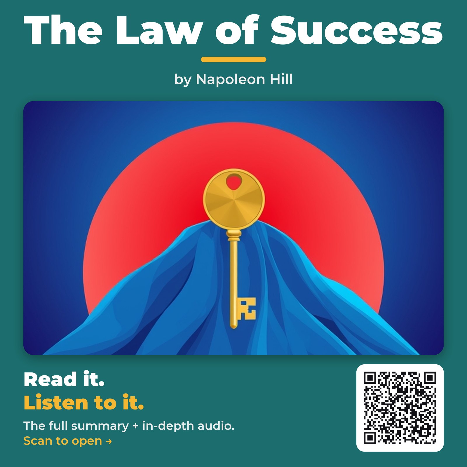 The Law of Success — cover