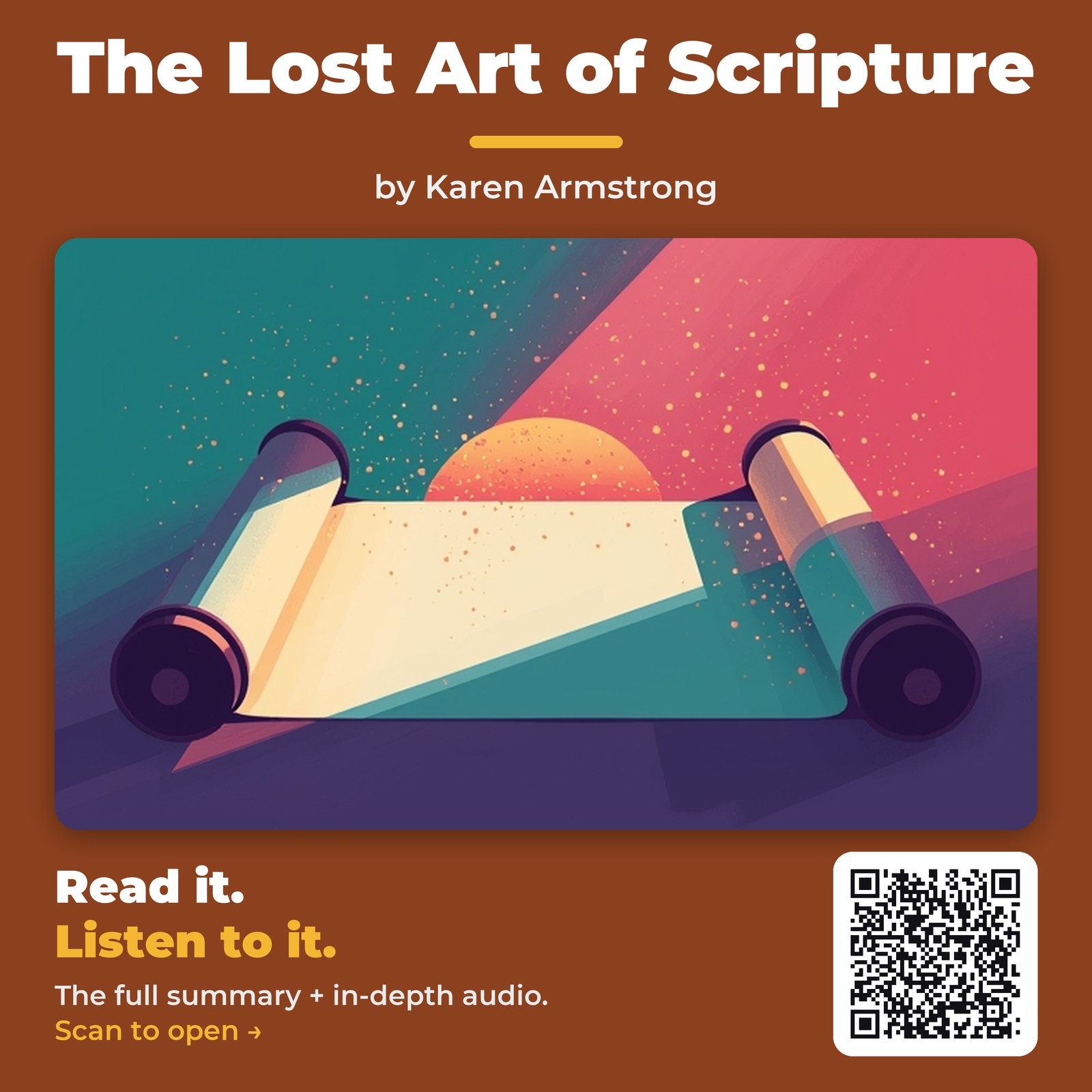 The Lost Art of Scripture — cover