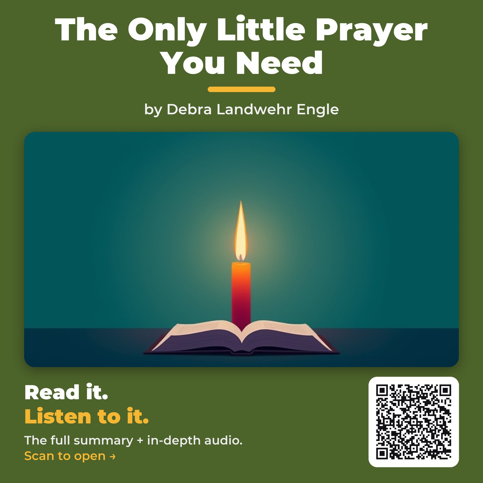 The Only Little Prayer You Need by Debra Landwehr Engle – Book Summary