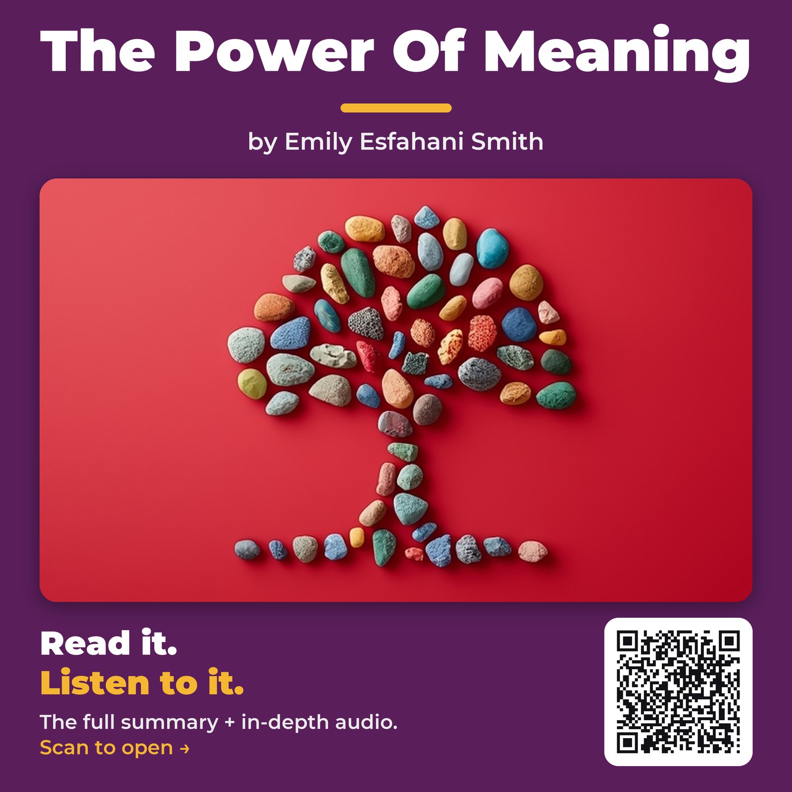 The Power Of Meaning by Emily Esfahani Smith – Book Summary