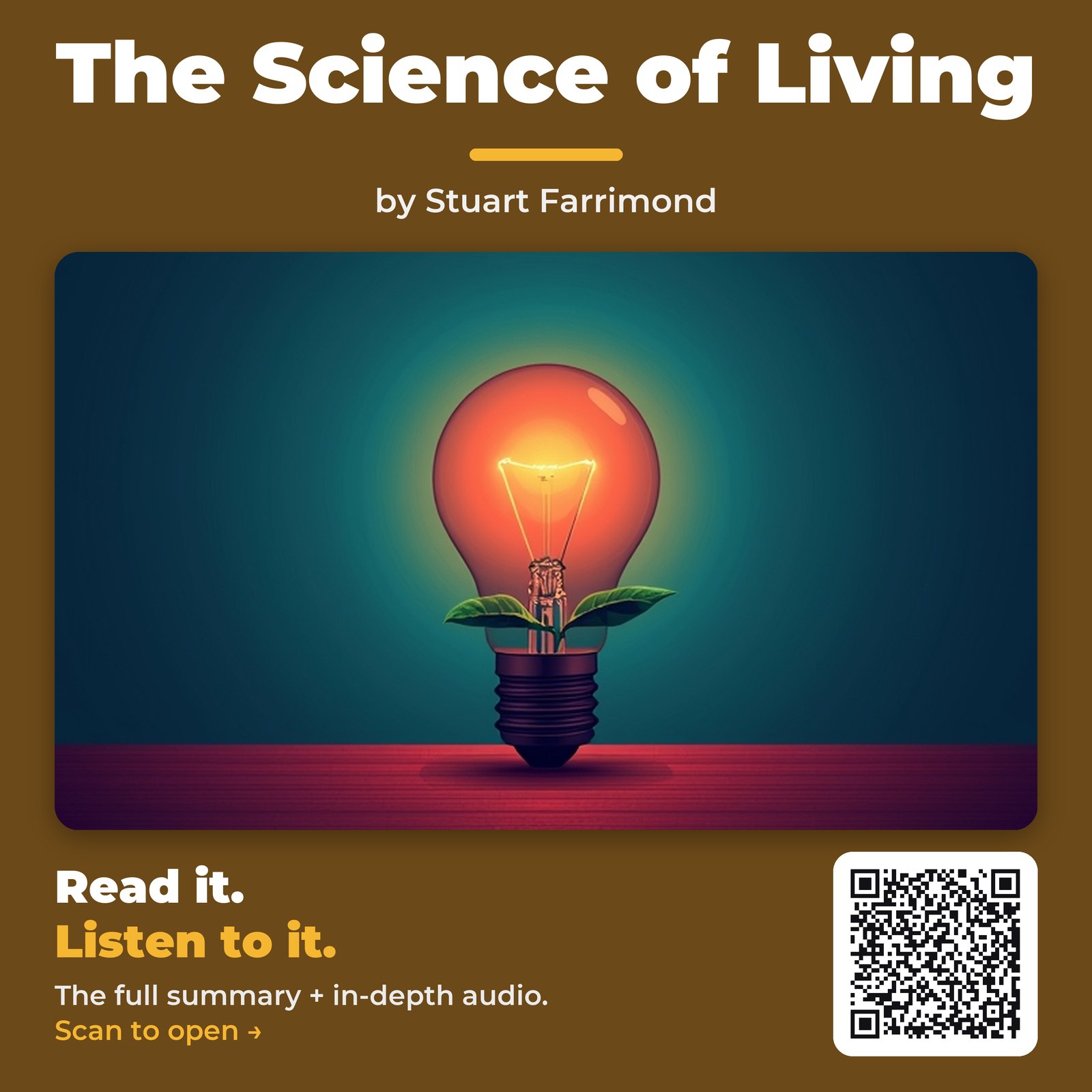 The Science of Living — cover