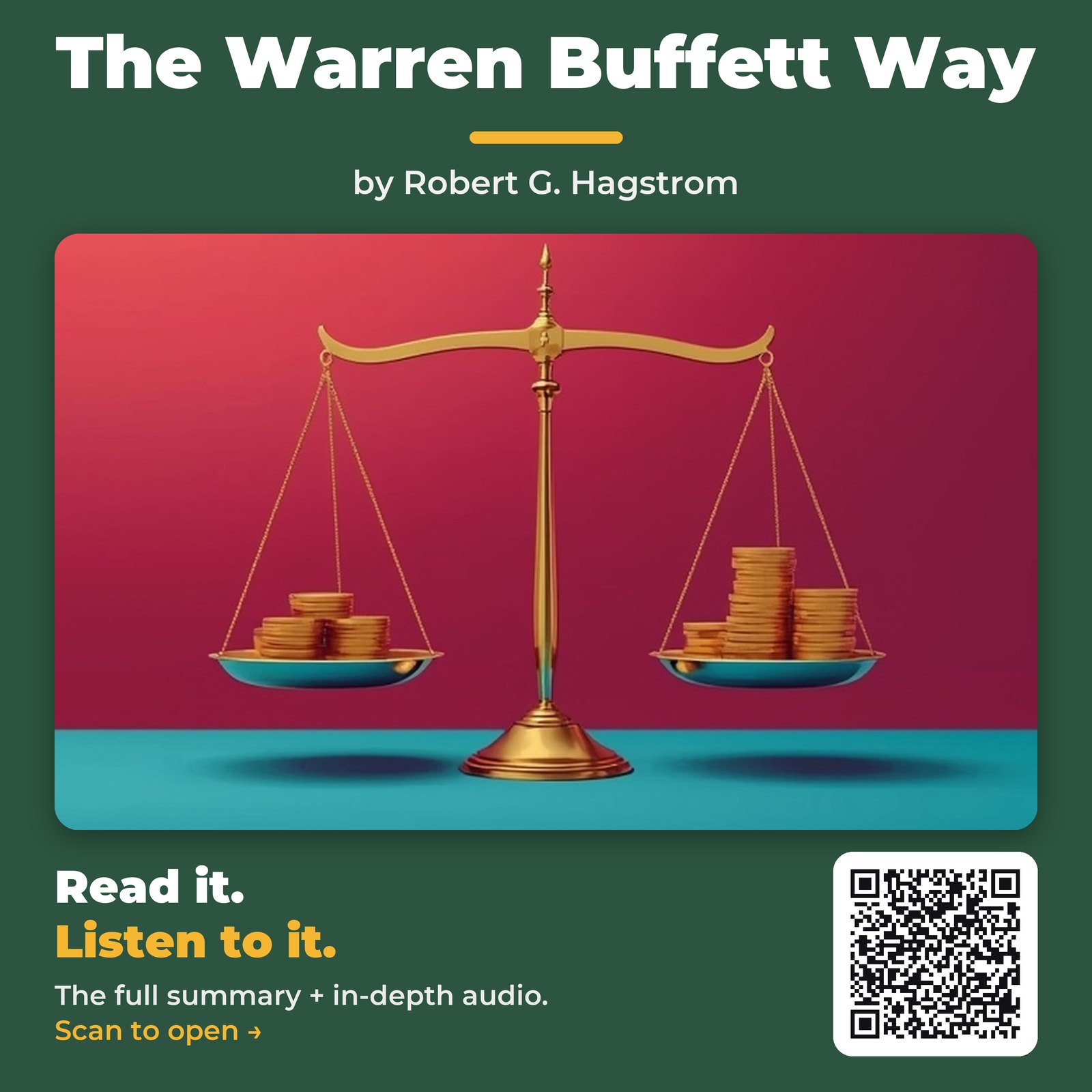 The Warren Buffett Way — cover