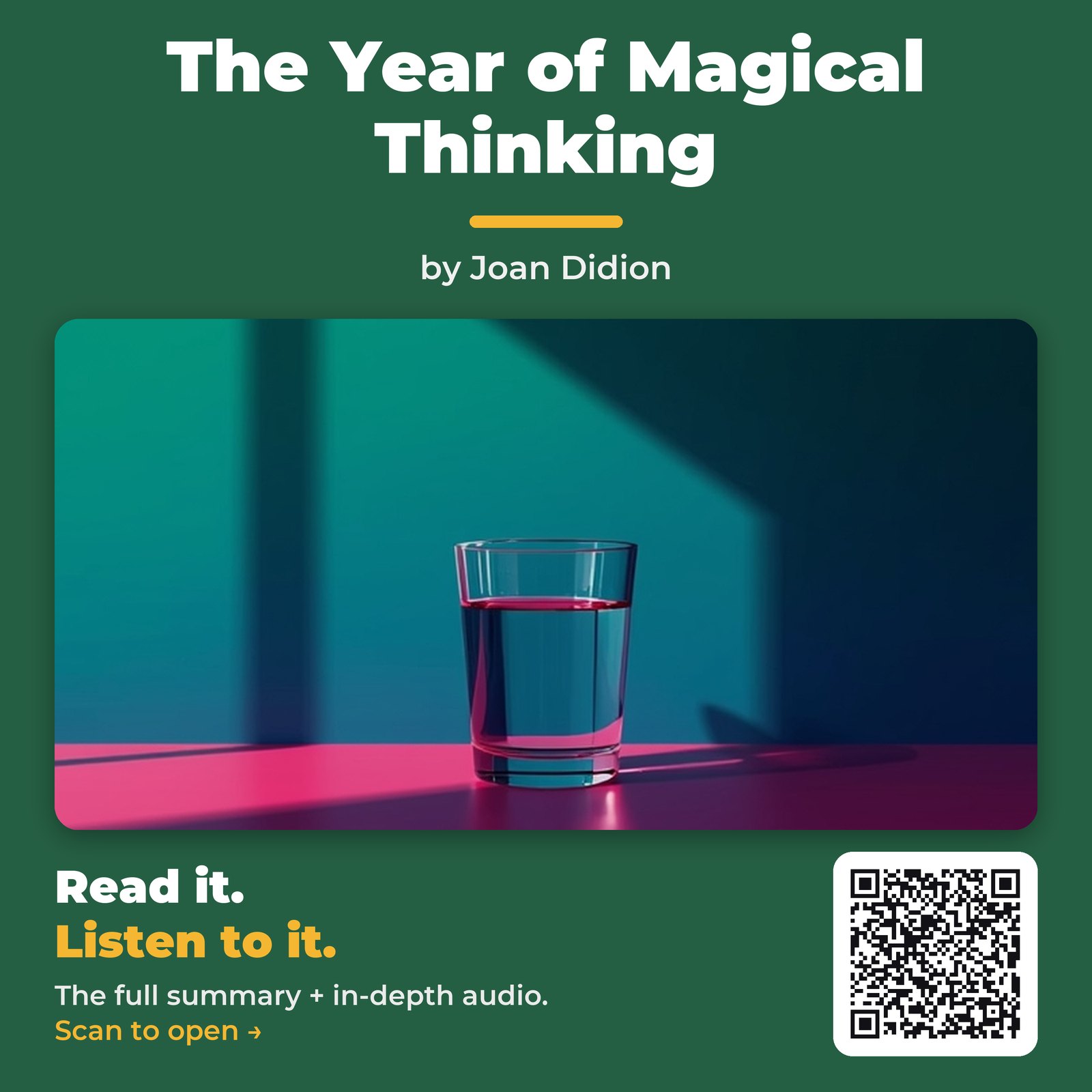 The Year of Magical Thinking by Joan Didion – Book Summary