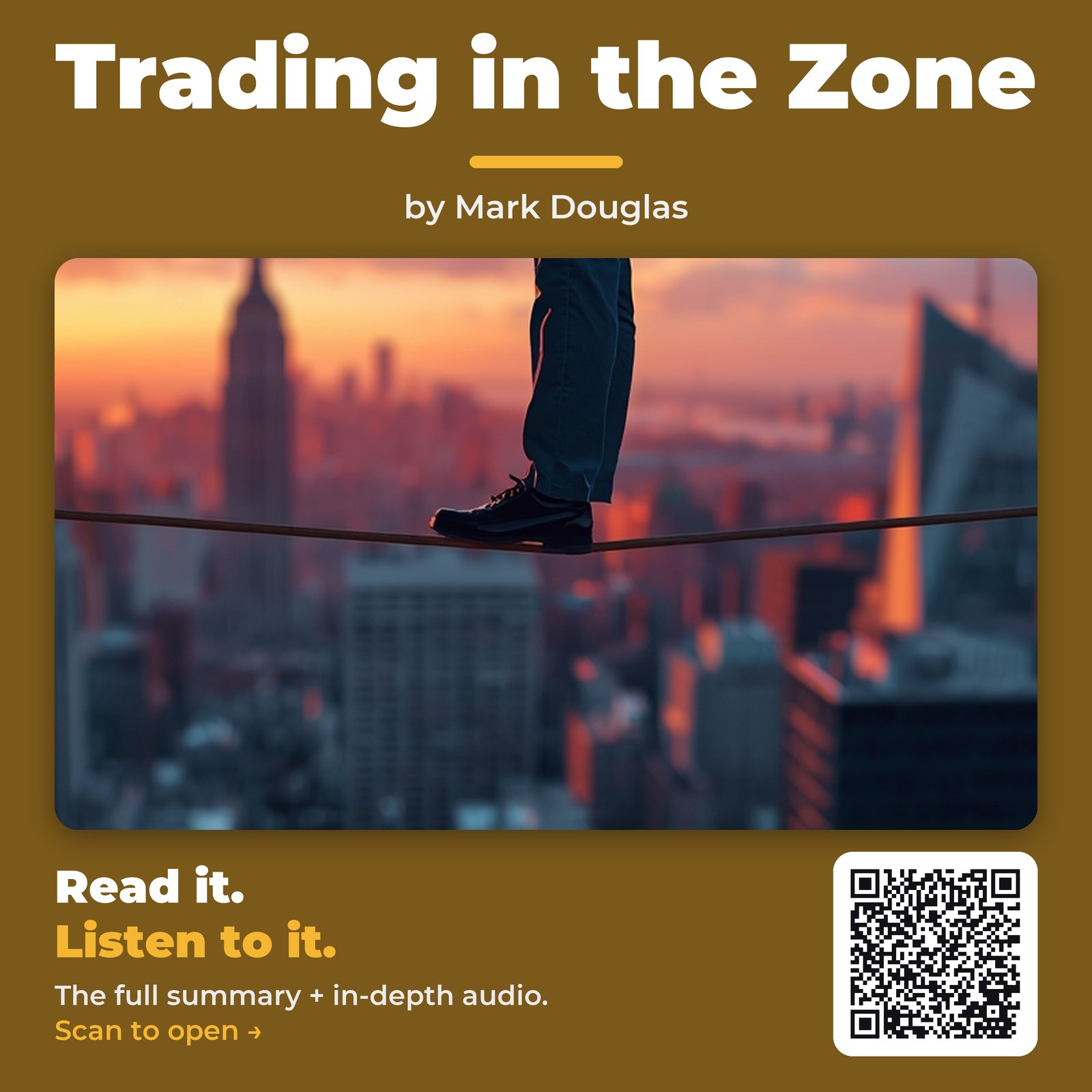 Trading in the Zone by Mark Douglas – Book Summary