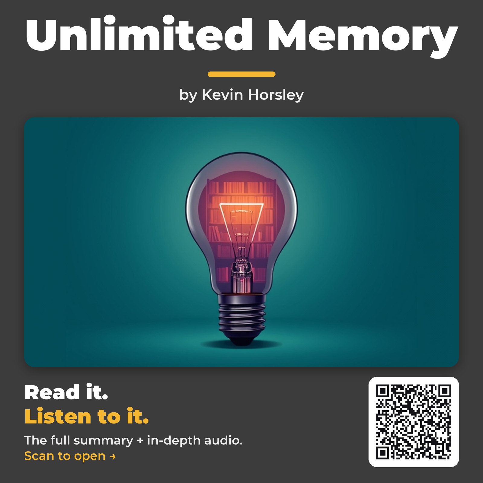 Unlimited Memory by Kevin Horsley – Book Summary
